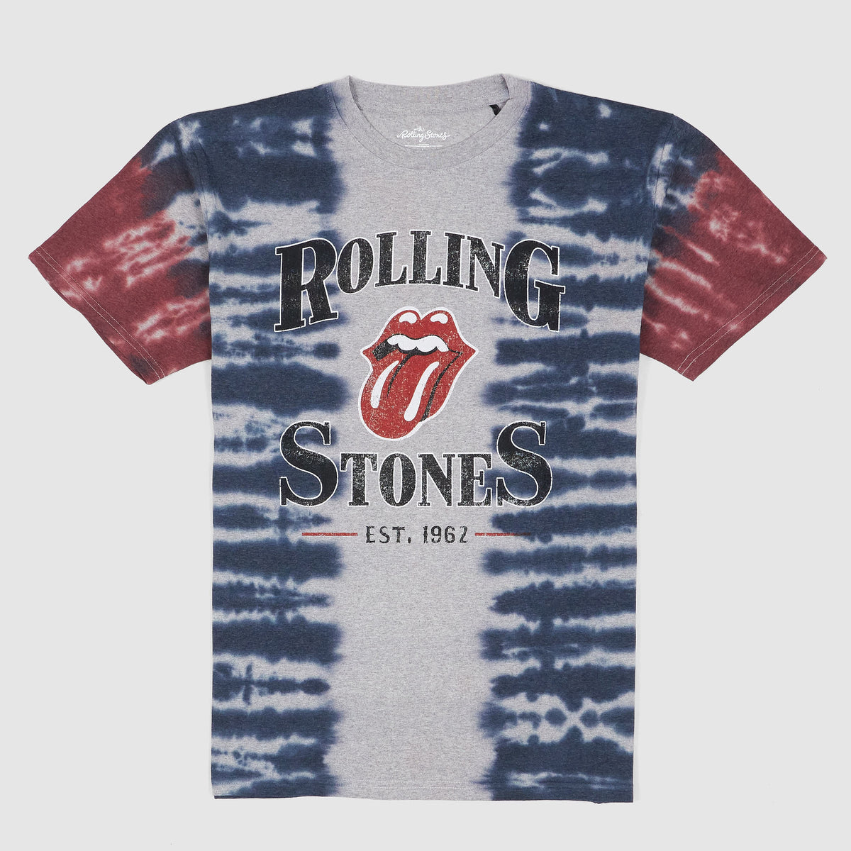 Rolling Stone Tee Satisfaction Crew Neck Batik Rock T-Shirt