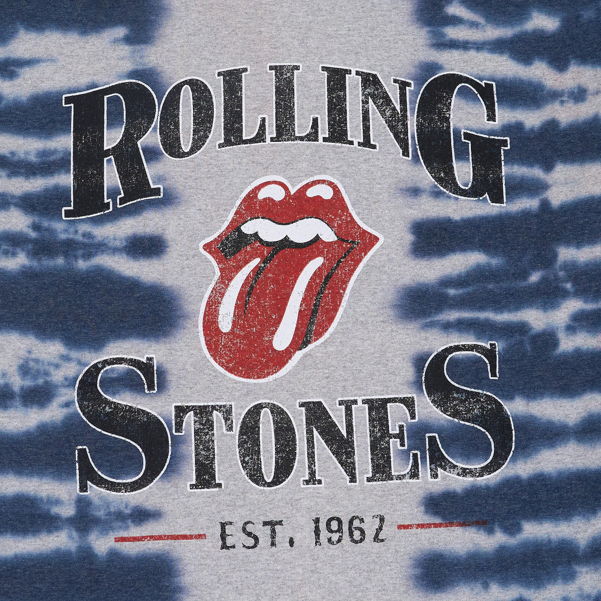 Rolling Stone Tee Satisfaction Crew Neck Batik Rock T-Shirt