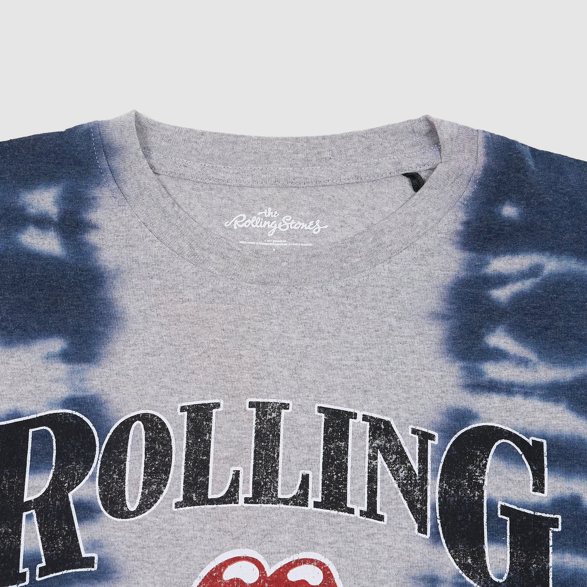 Rolling Stone Tee Satisfaction Crew Neck Batik Rock T-Shirt