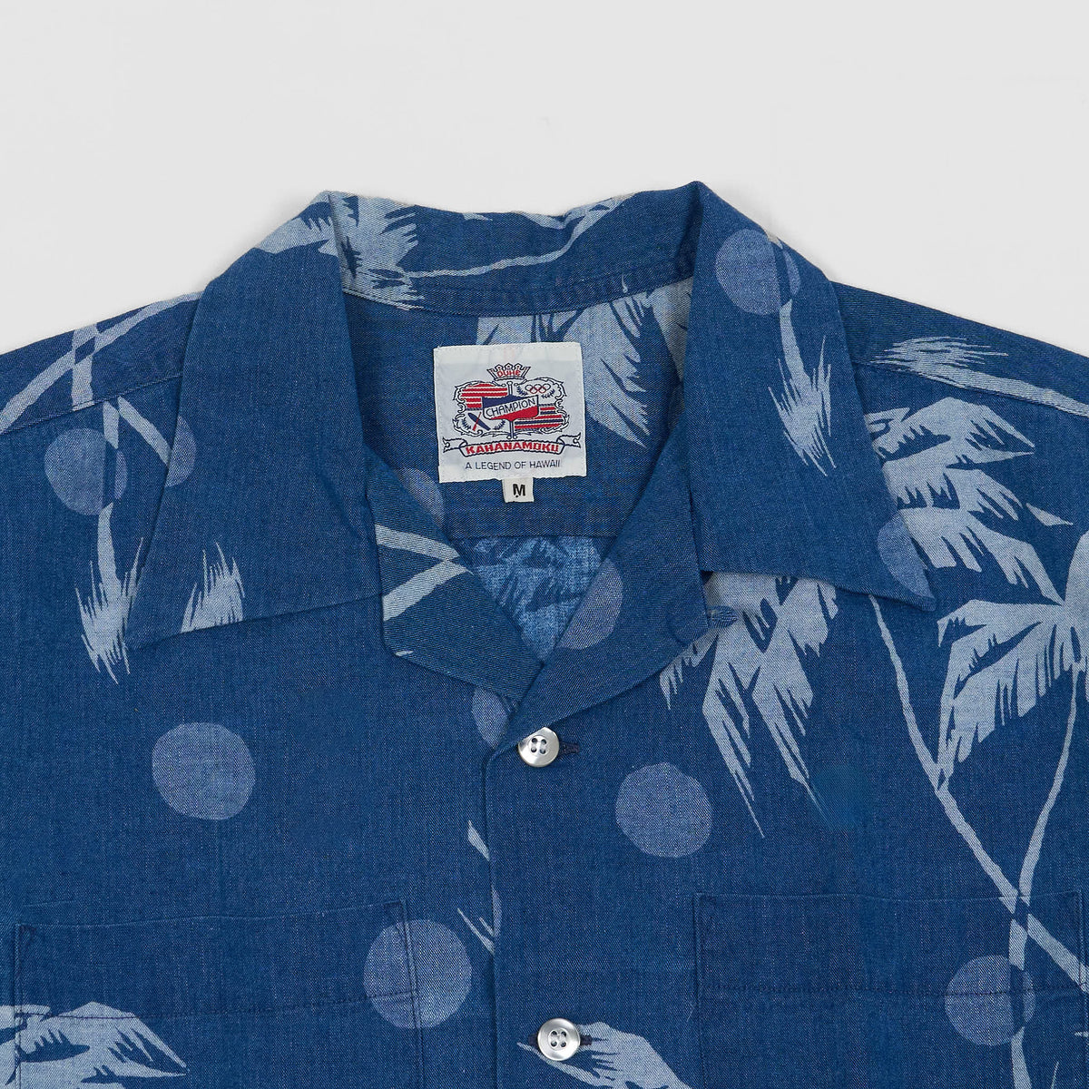 Sun Surf Duke Kahanamoku Palms Cotton Hawaiian Shirt