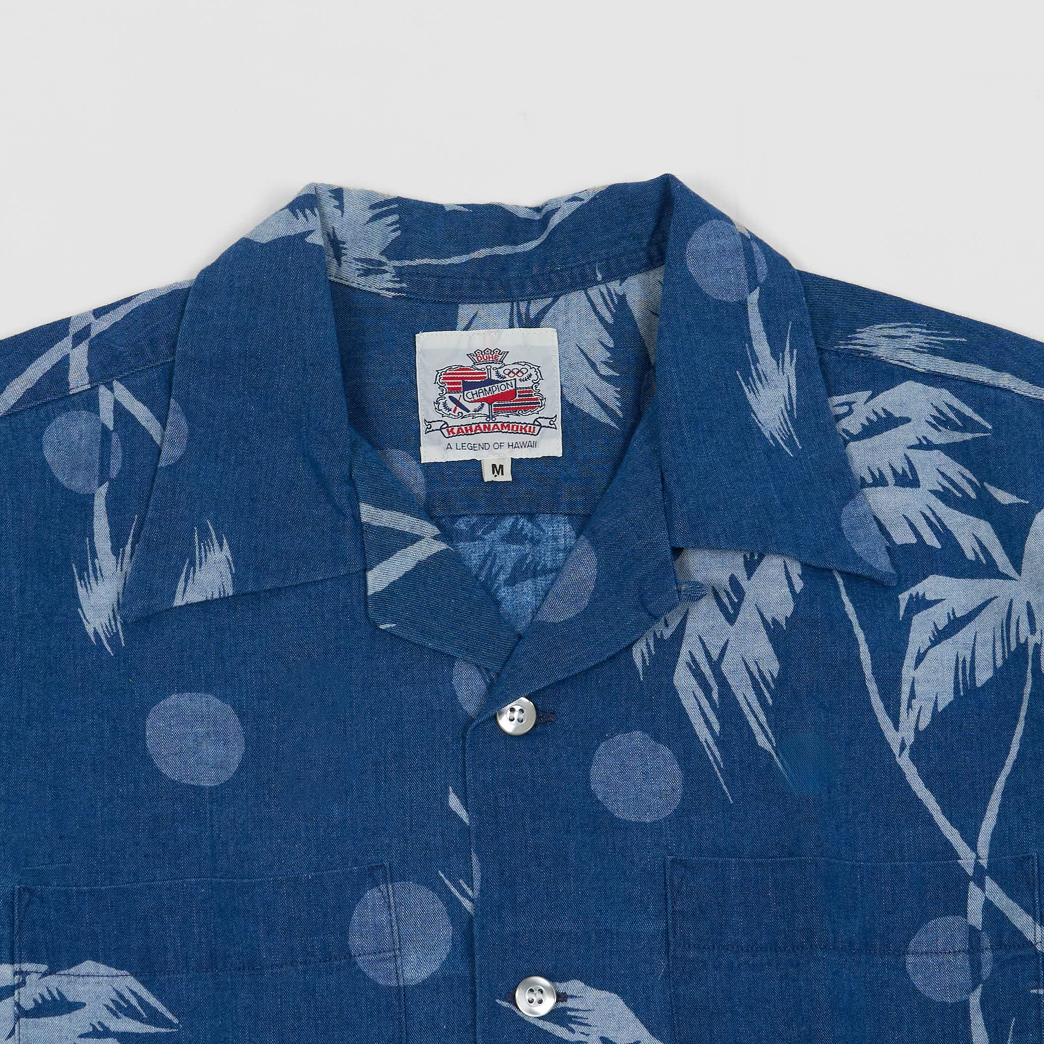 Sun Surf Duke Kahanamoku Palms Cotton Hawaiian Shirt - DeeCee style