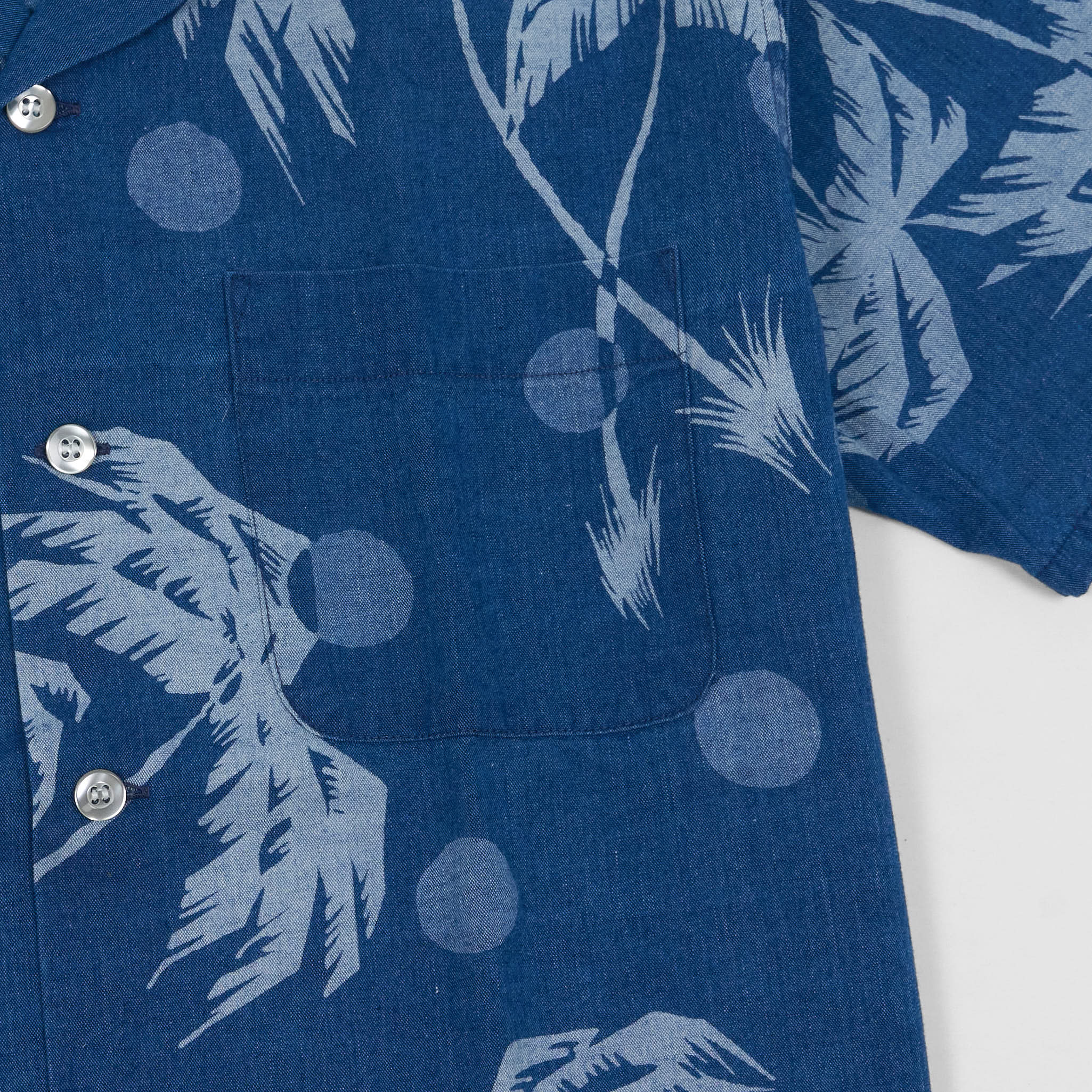 Sun Surf Duke Kahanamoku Palms Cotton Hawaiian Shirt - DeeCee style