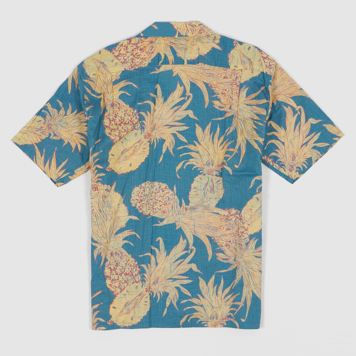 Sun Surf Pineapple Cotton/ Linen  Hawaiian Shirt