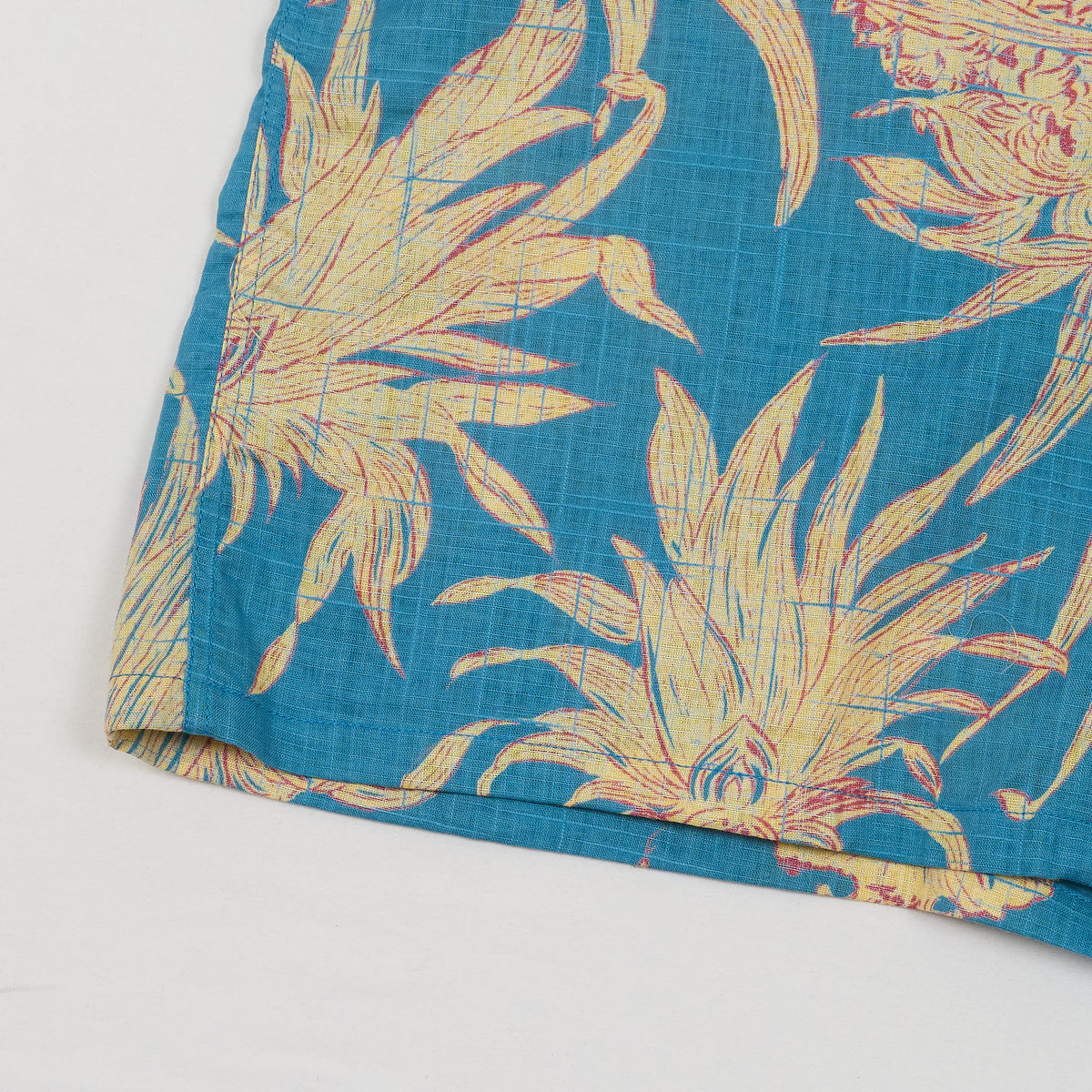 Sun Surf Pineapple Cotton/ Linen  Hawaiian Shirt