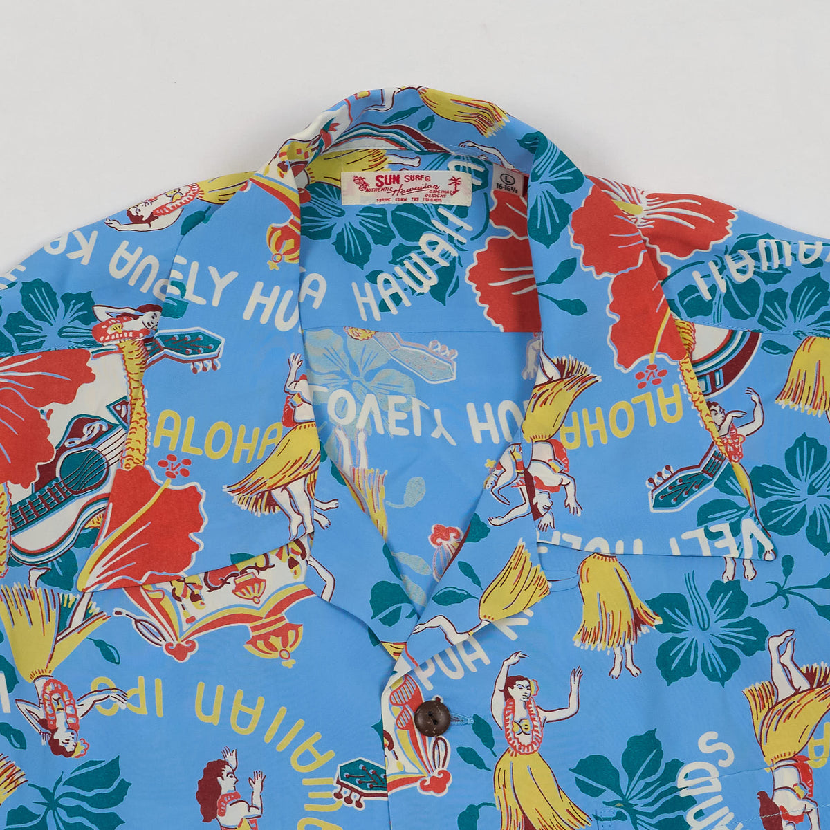 Sun Surf Lovely Hula Girl Hawaiian Shirt