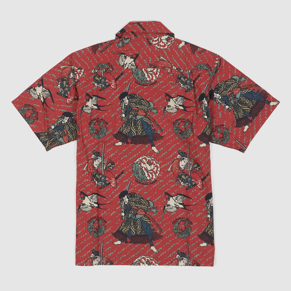 Samurai Jeans Short Sleeve Aloha Hawaiian Shirt