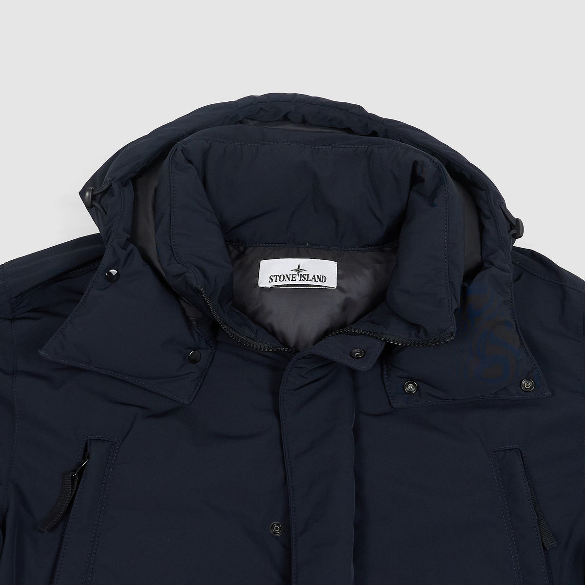 Stone Island Hooded Down Micro Twill Jacket