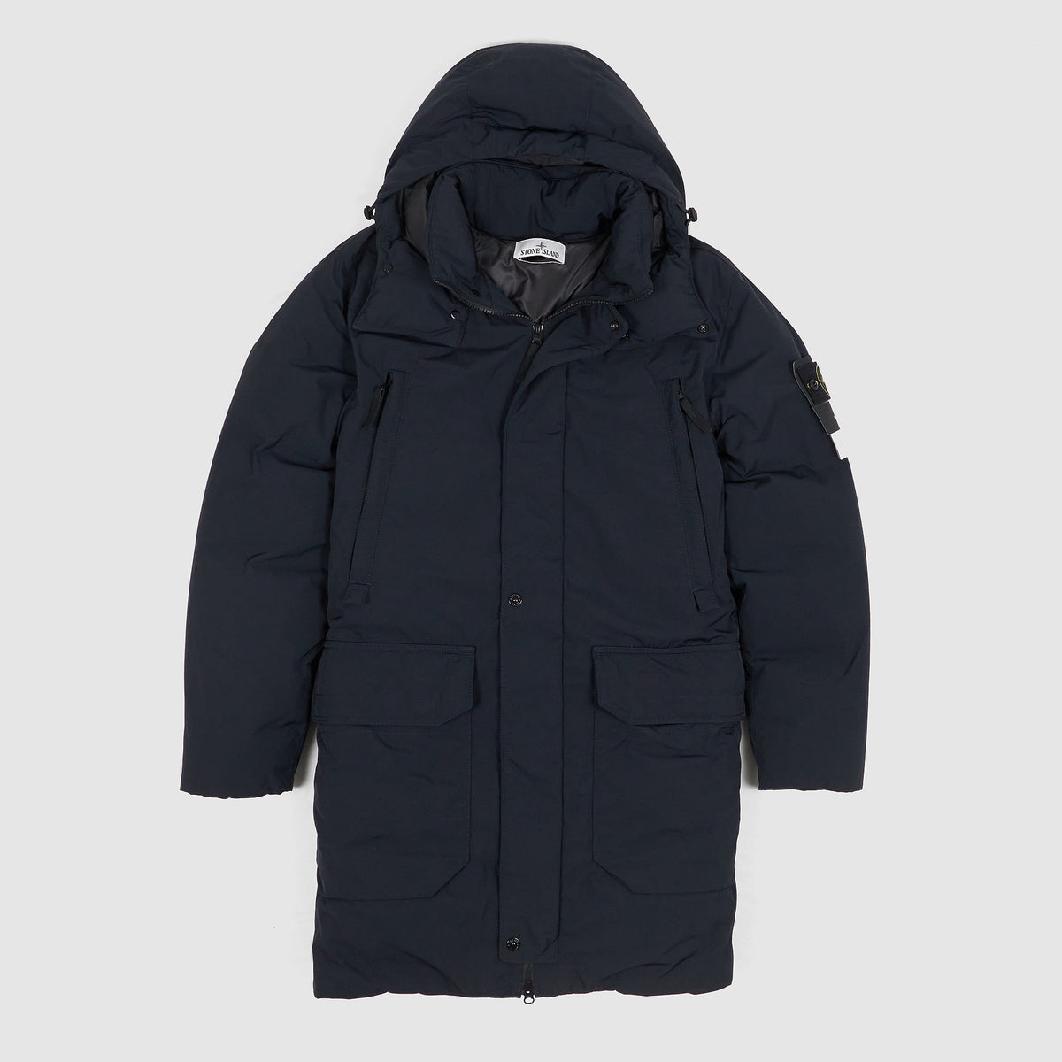 Stone Island Hooded Down Micro Twill Jacket