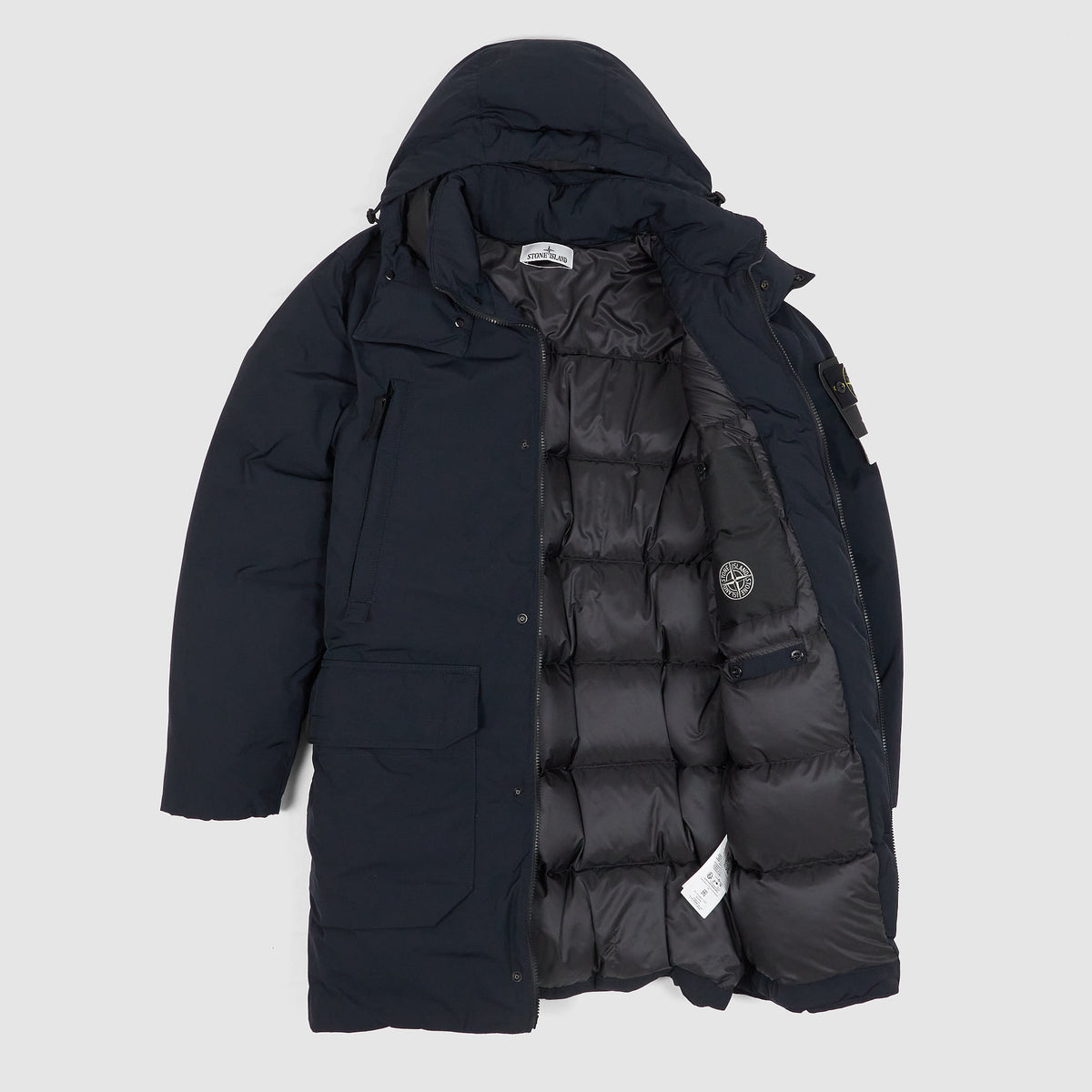 Stone Island Hooded Down Micro Twill Jacket