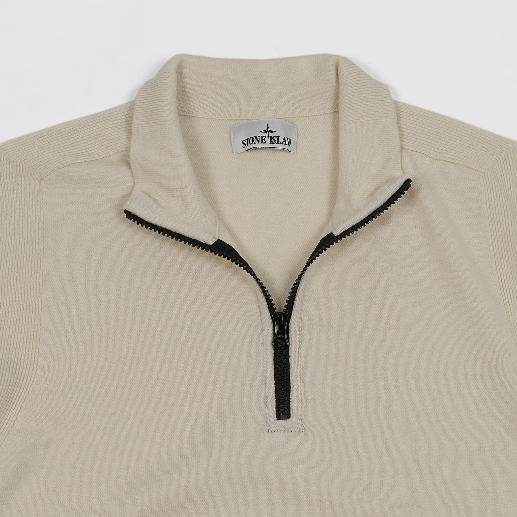 Stone Island Knitted Half Zip Troyer Pullover - DeeCee style