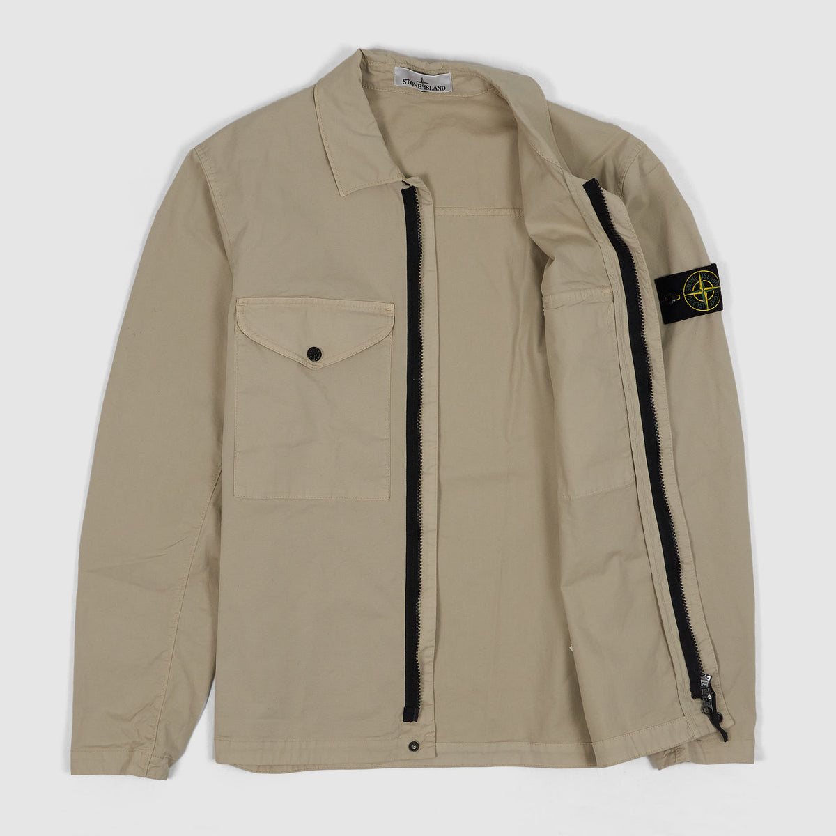 Stone Island Two Pockets Zip Overshirt