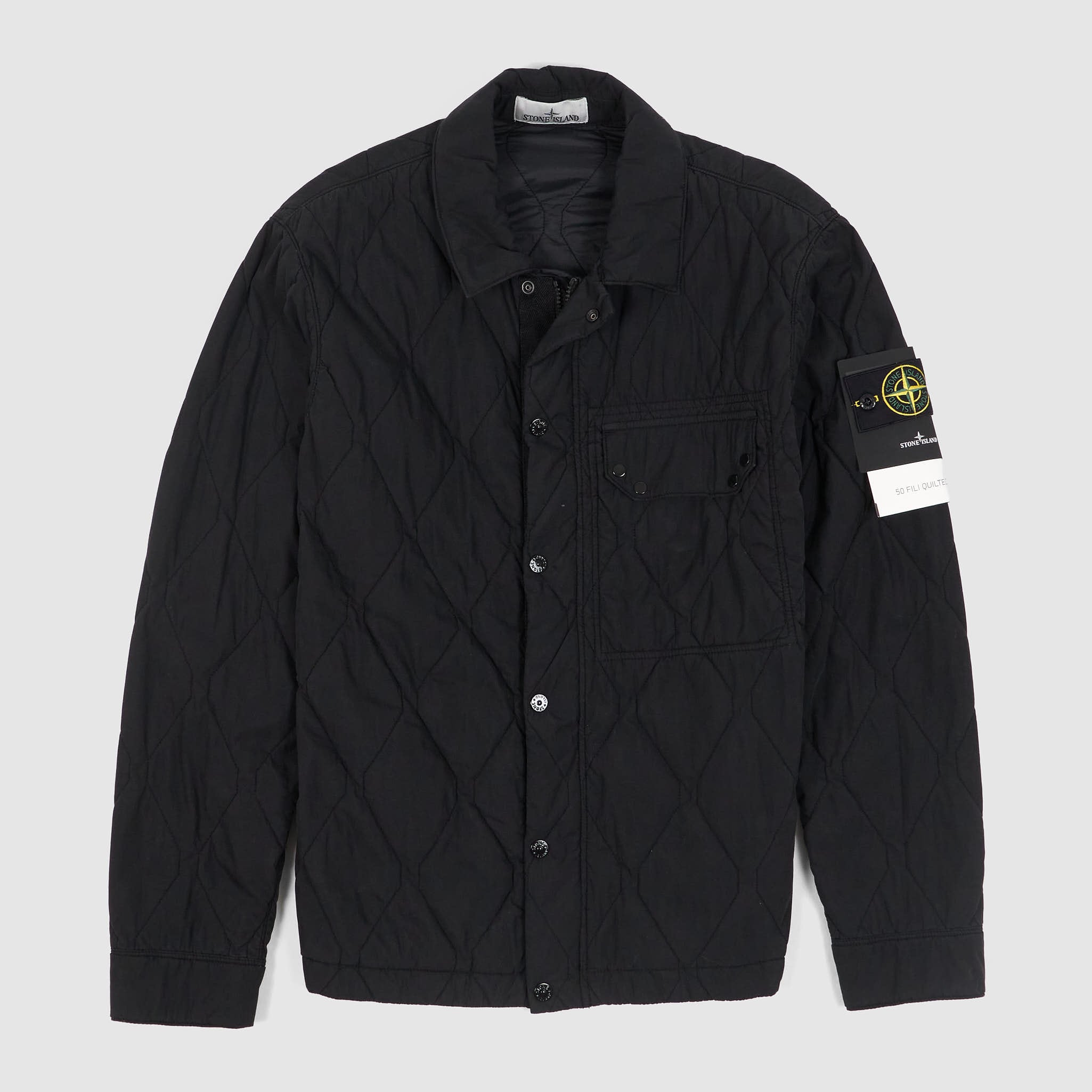 Stone Island 50 Filli Quilted TC Overshirt Jacket DeeCee style