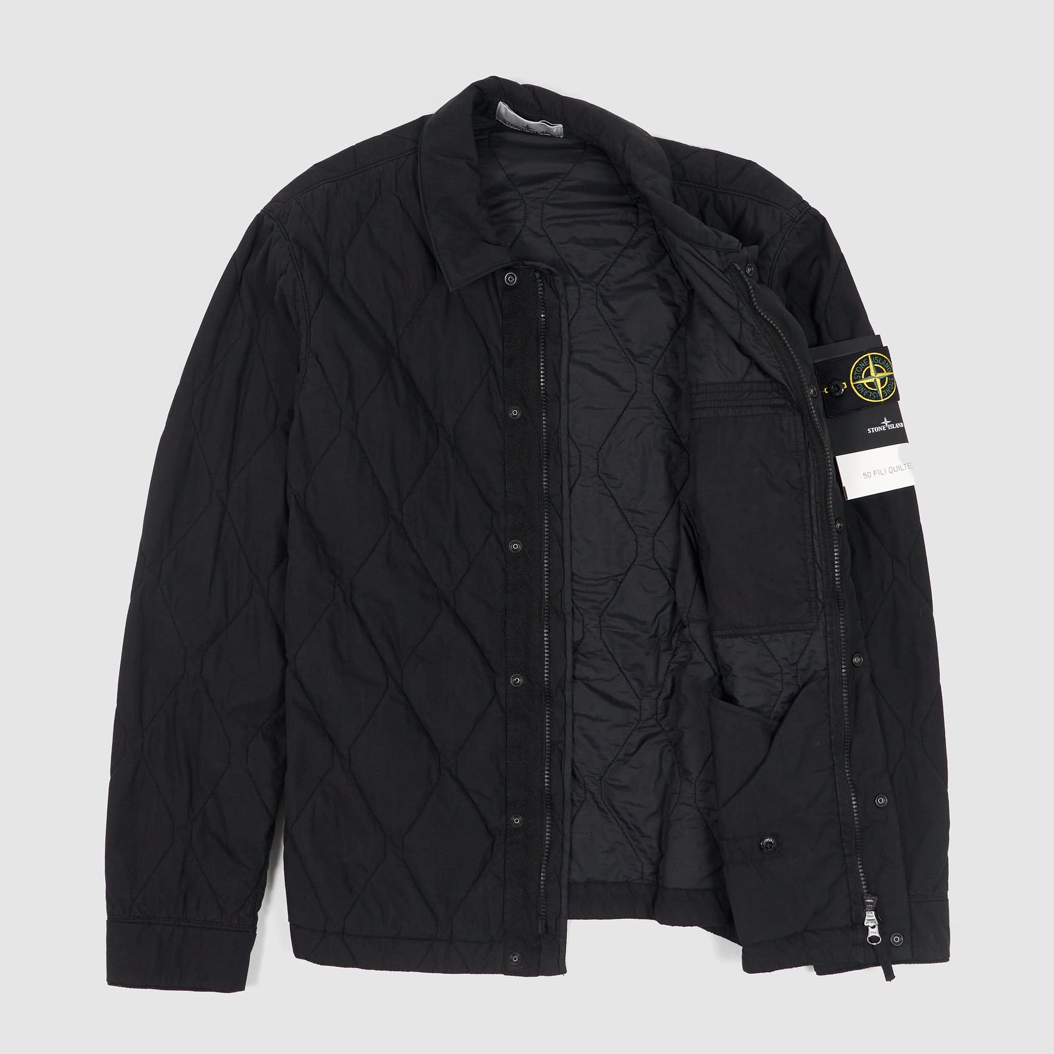 Stone Island 50 Filli Quilted TC Overshirt Jacket DeeCee style
