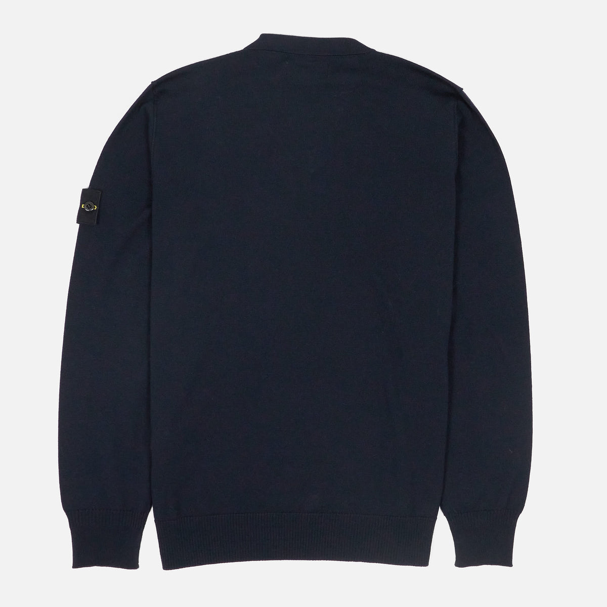 Stone Island Light Knitted V-Neck Wool Jumper