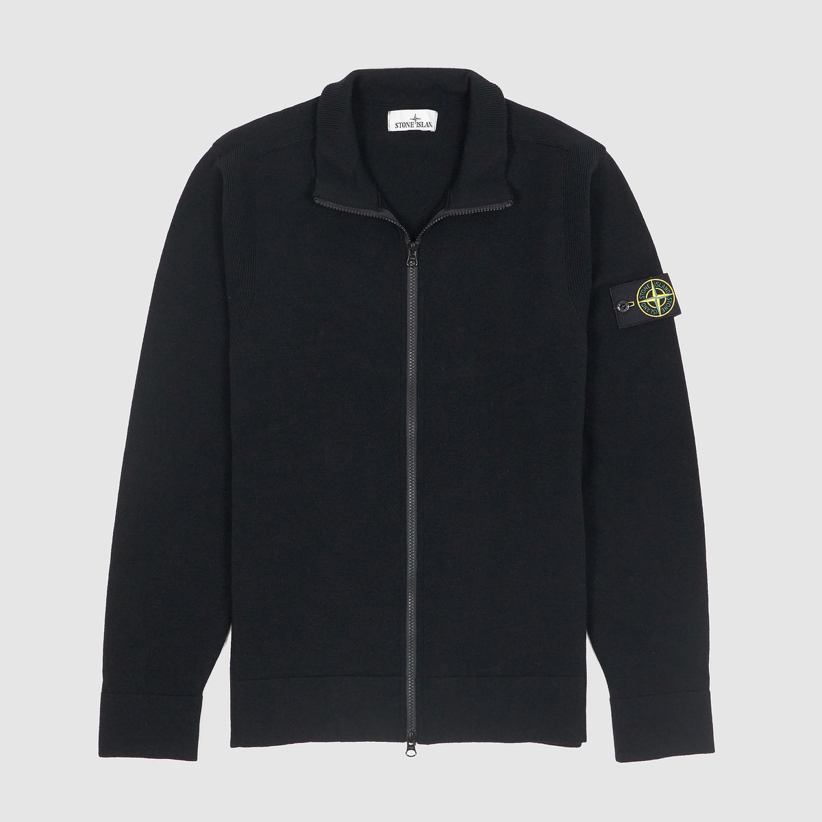 Stone Island Knitted Full Zip Cardigan