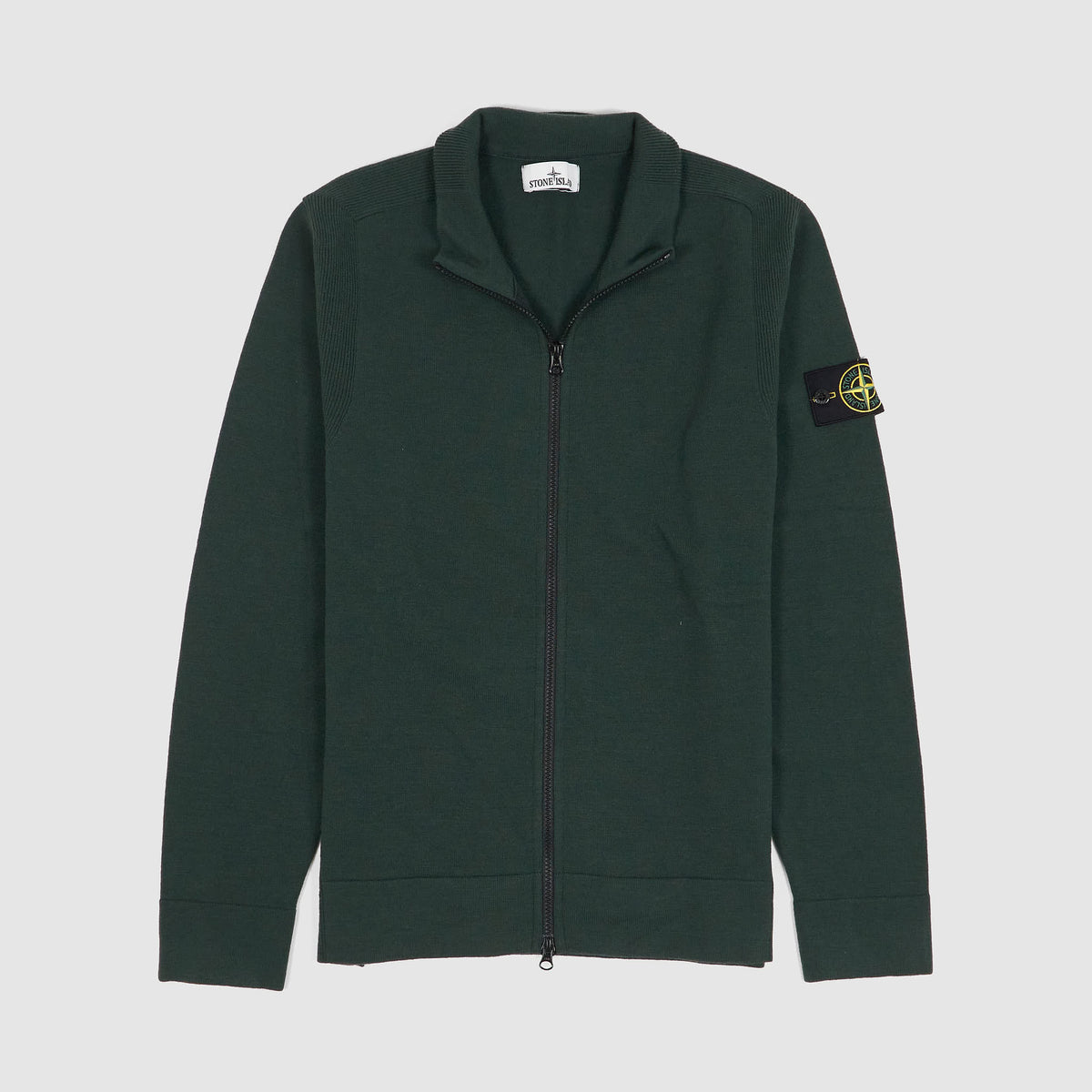 Stone Island Knitted Full Zip Cardigan