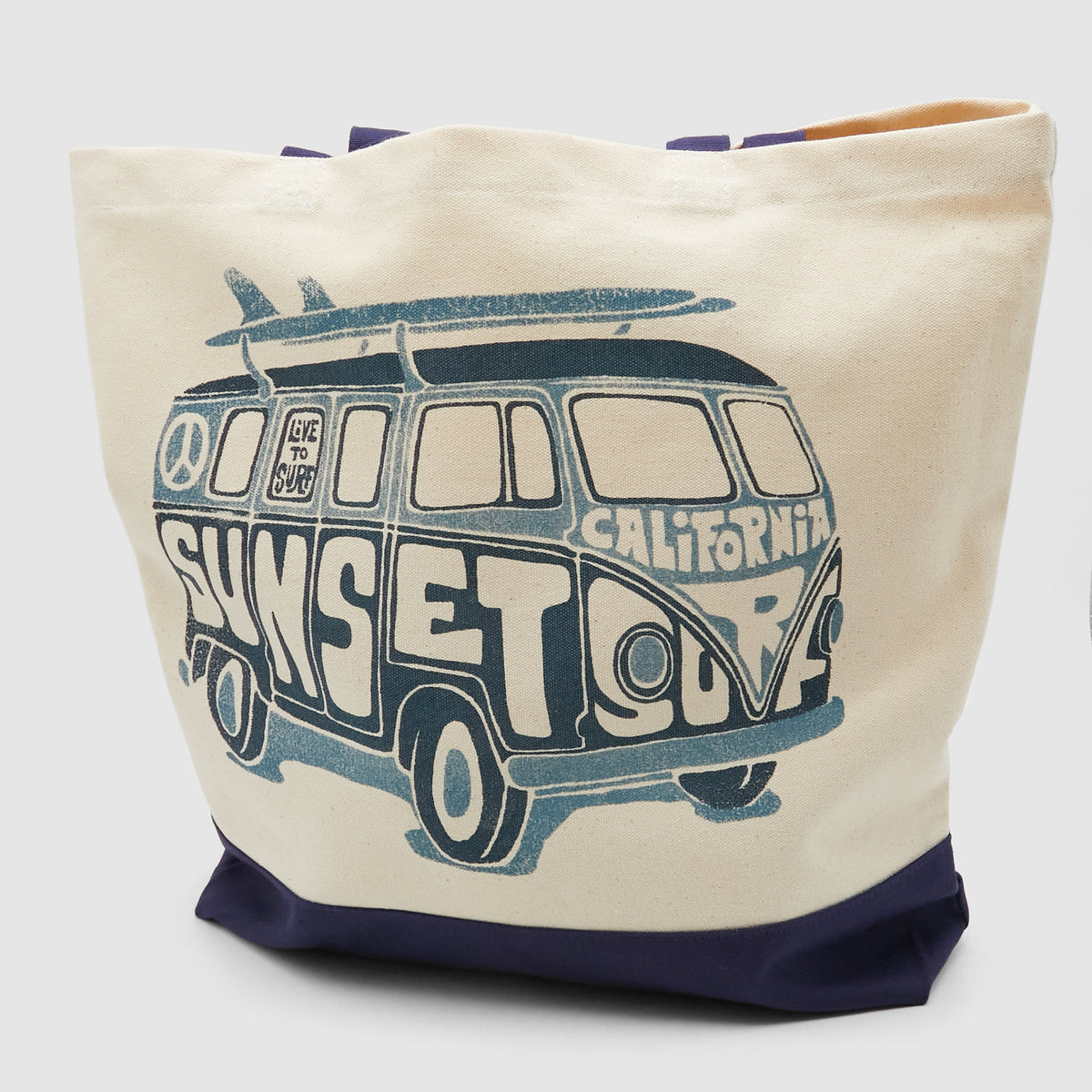 Johnson Motors Inc. Surf Bus Beach Tote Bag