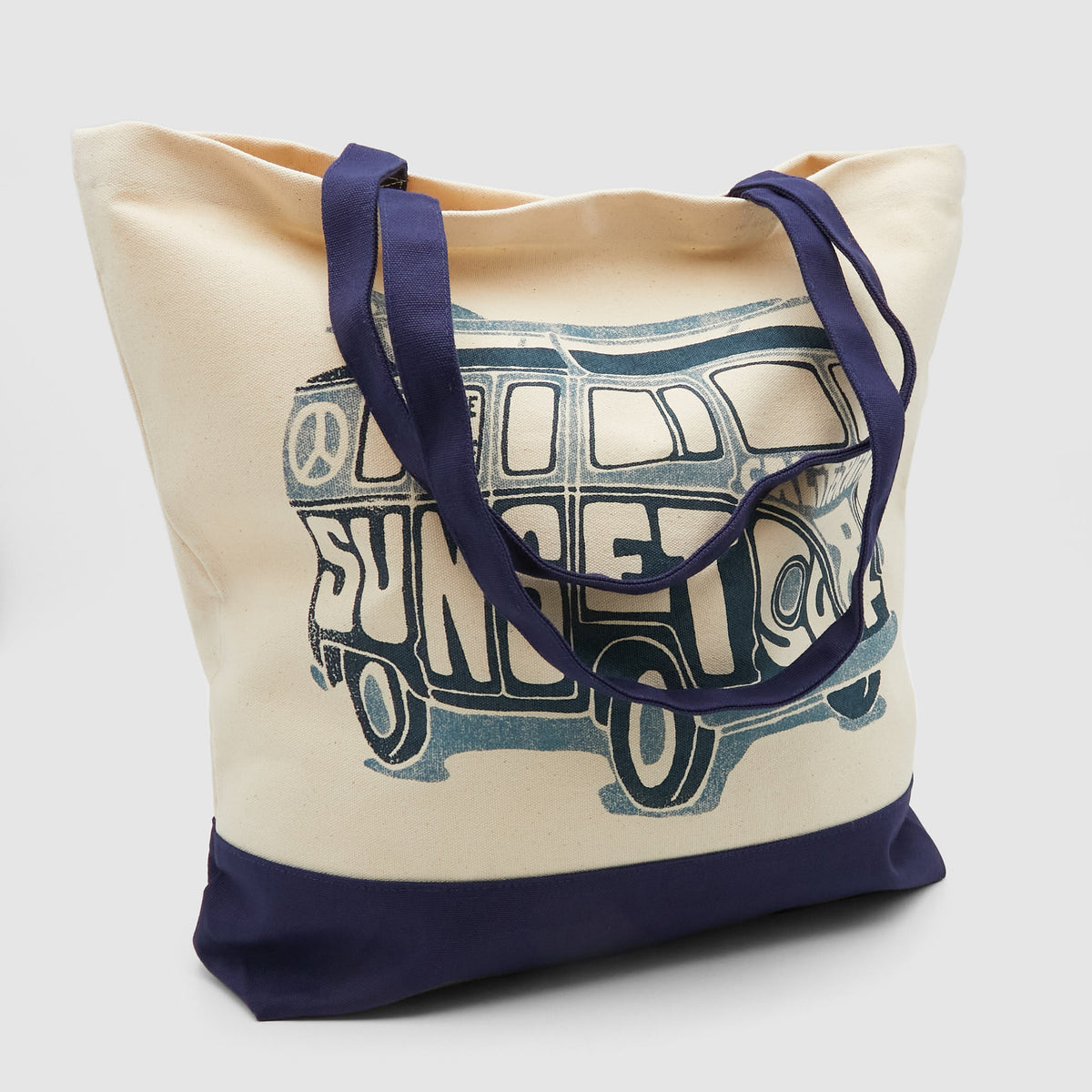 Johnson Motors Inc. Surf Bus Beach Tote Bag