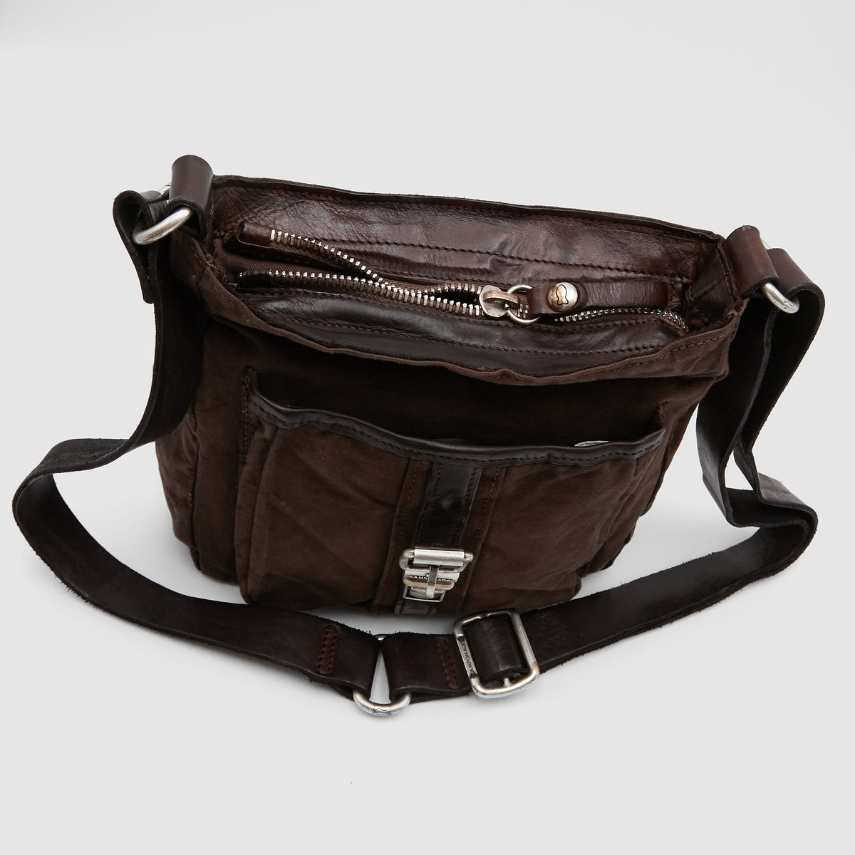 Campomaggi Canvas Cross Body Bag