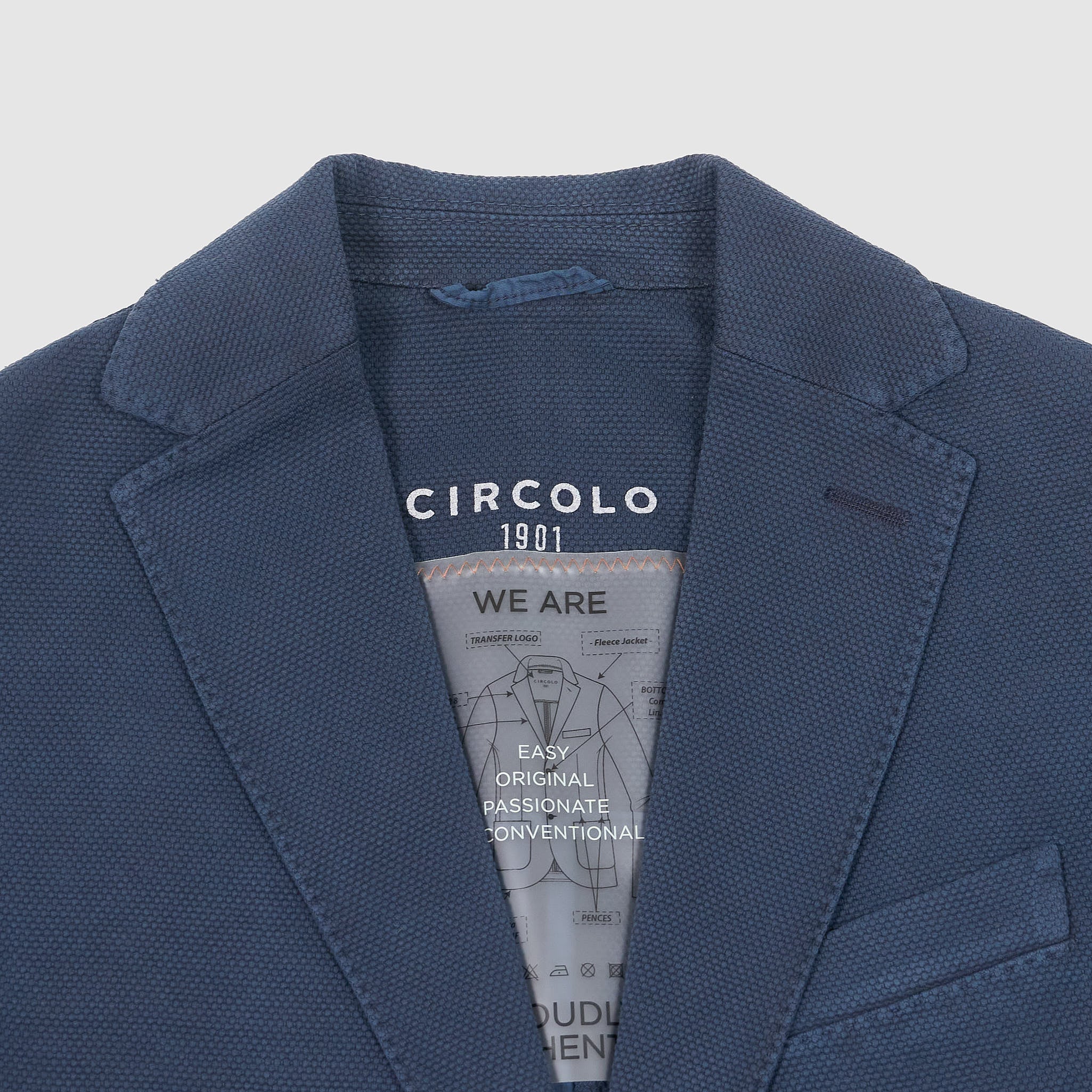 Circolo 1901 Oxford Men's Easy Blazer - DeeCee style