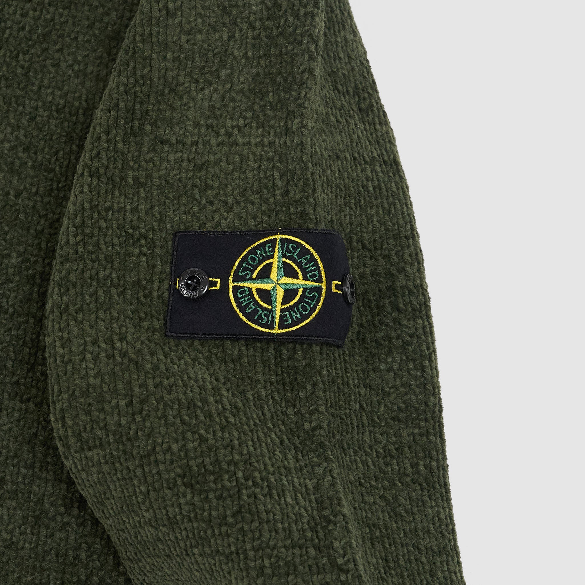 Stone Island Knitted Chenille Turtle Neck Jumper - DeeCee style