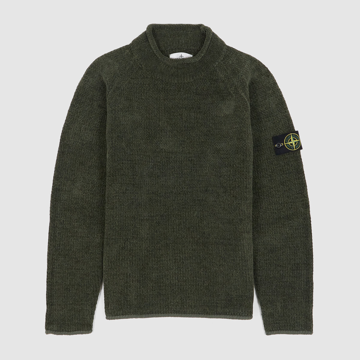 Stone Island Knitted Chenille Turtle Neck Jumper