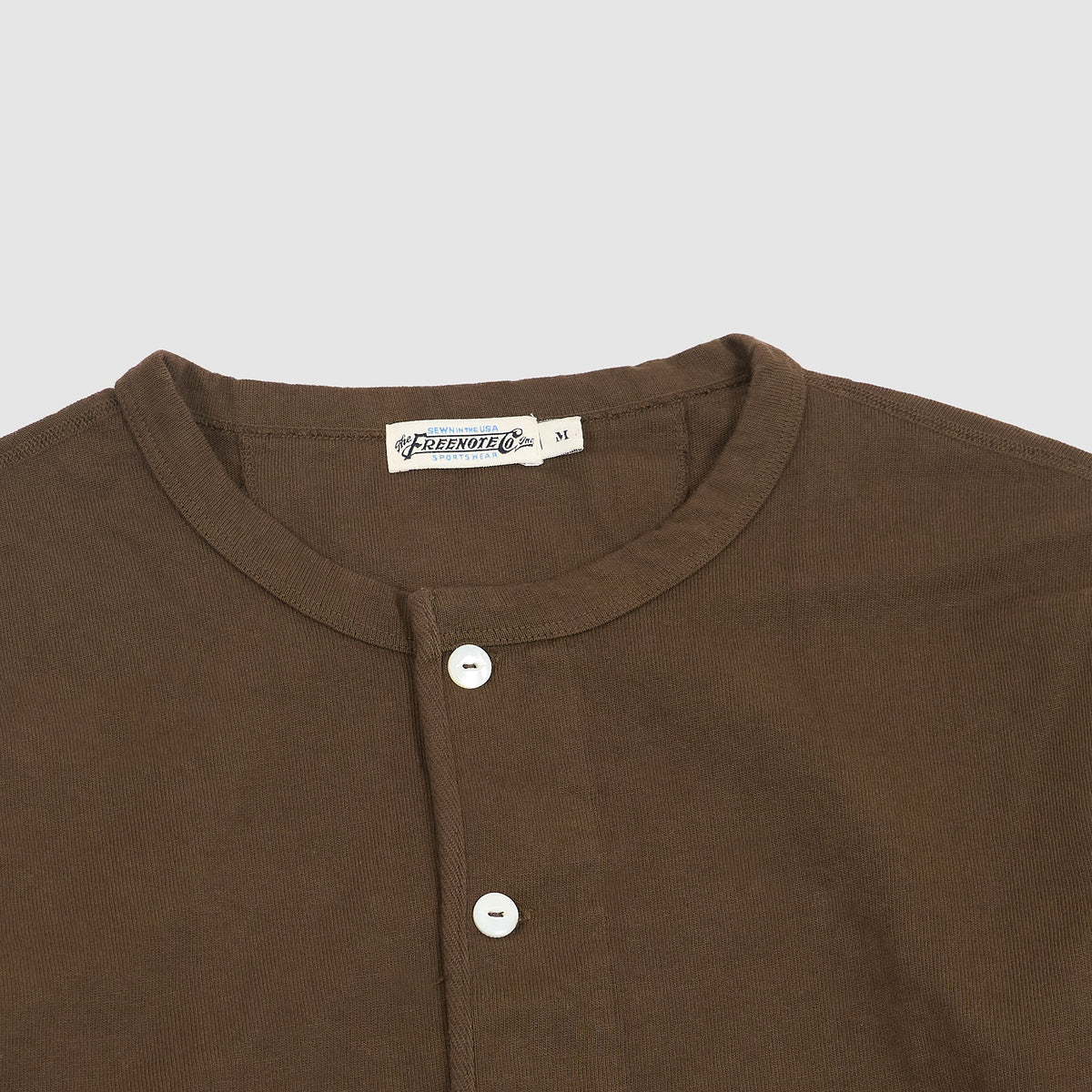 Freenote Cloth Long Sleeve Henley T-Shirt
