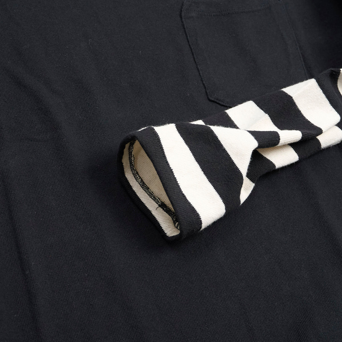 Freenote Cloth Shifter Stripes Long Sleeve Crew Neck T-Shirt