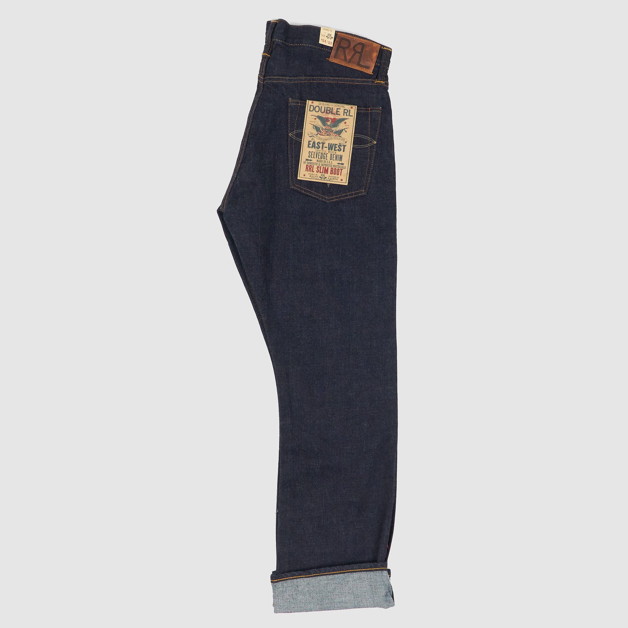 【早い者勝ちセール】DOUBLE RL DISTRRESSEDREST JEAN Double RL Boot Cut East-West Rinsed Jeans - DeeCee style