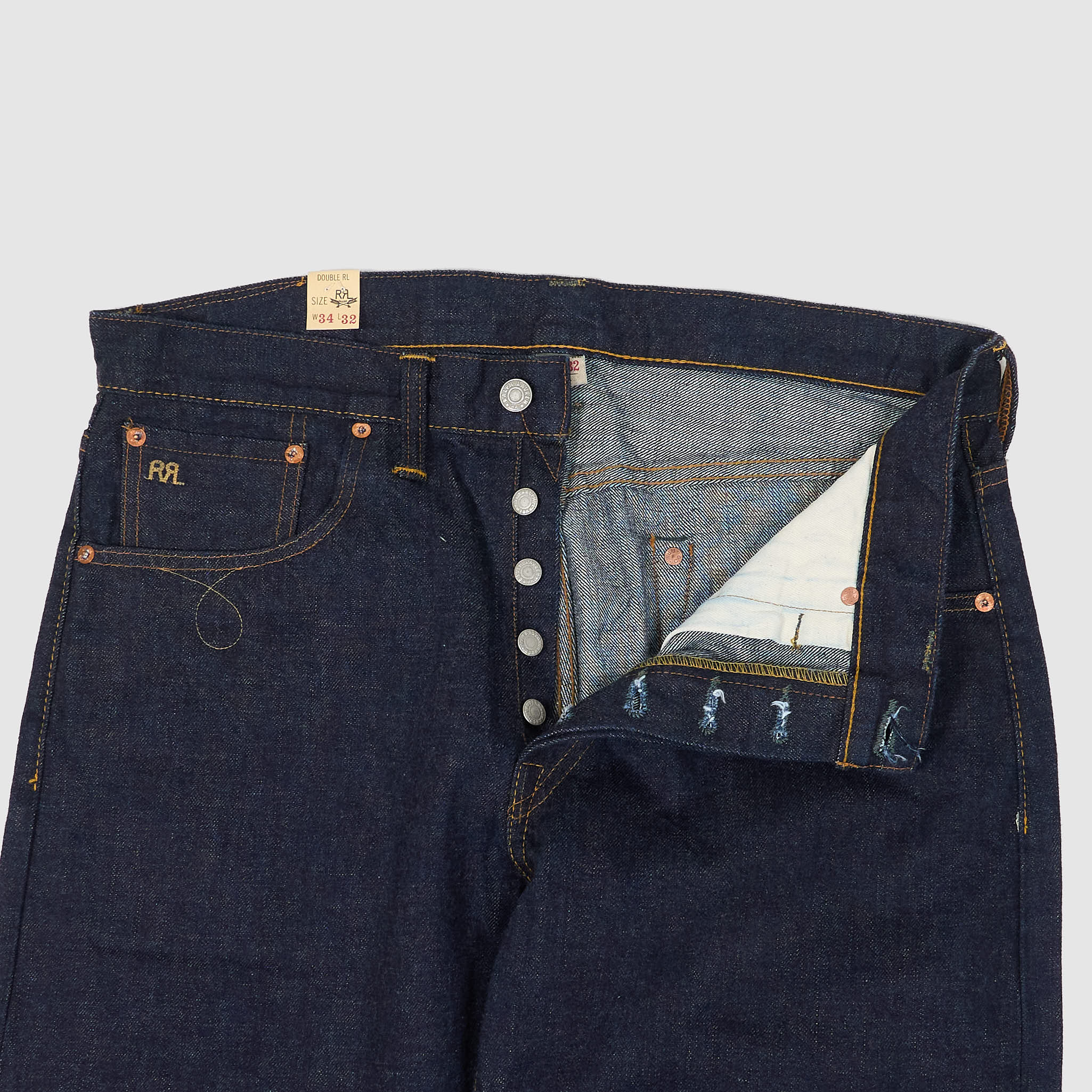 Double RL Boot Cut East-West Rinsed Jeans - DeeCee style
