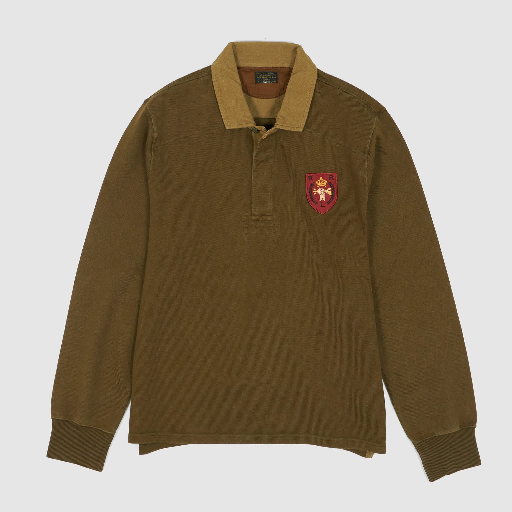 Double RL Long Sleeve Rugby Pullover Shirt - DeeCee style