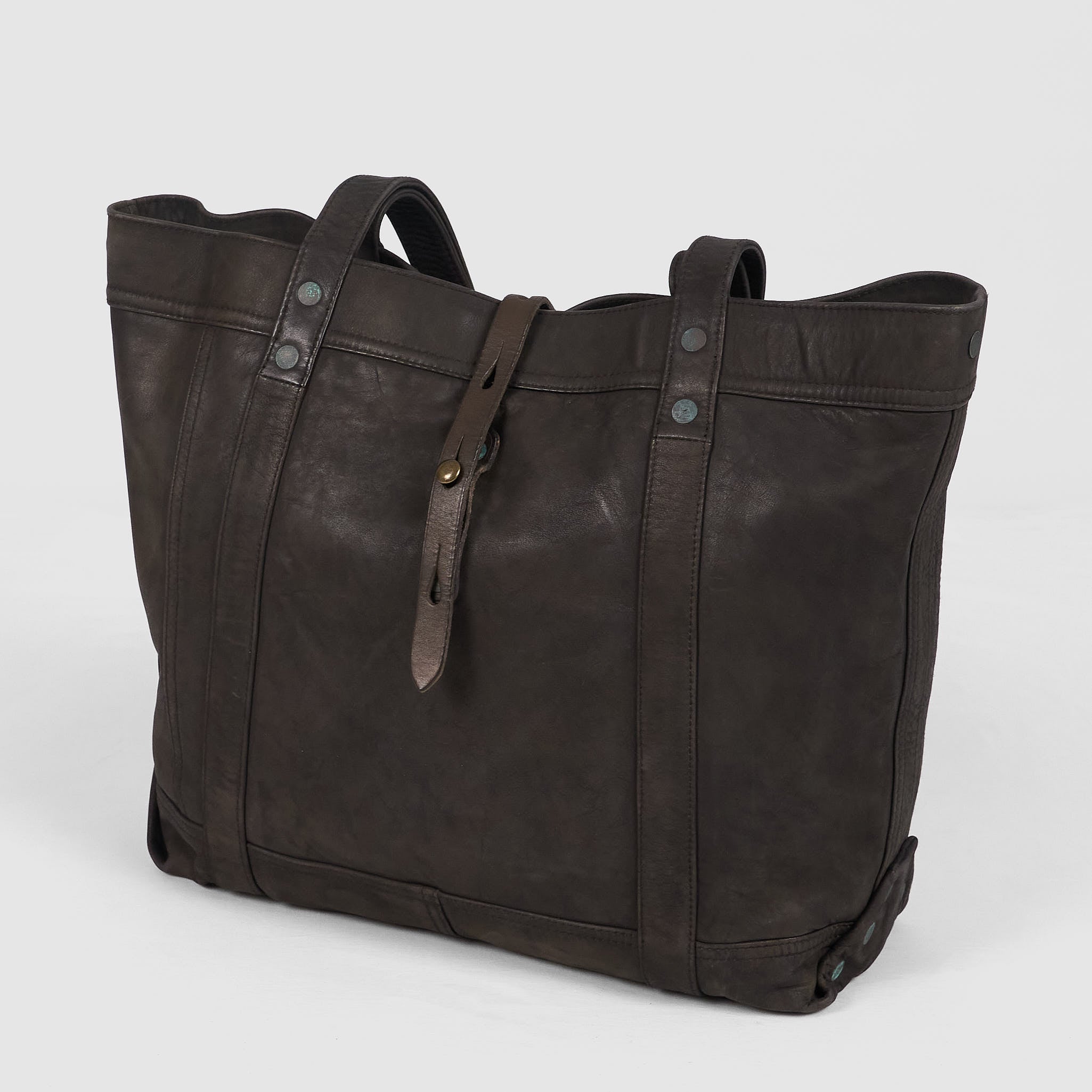 Double RL Leather Everyday Tote Bag - DeeCee style
