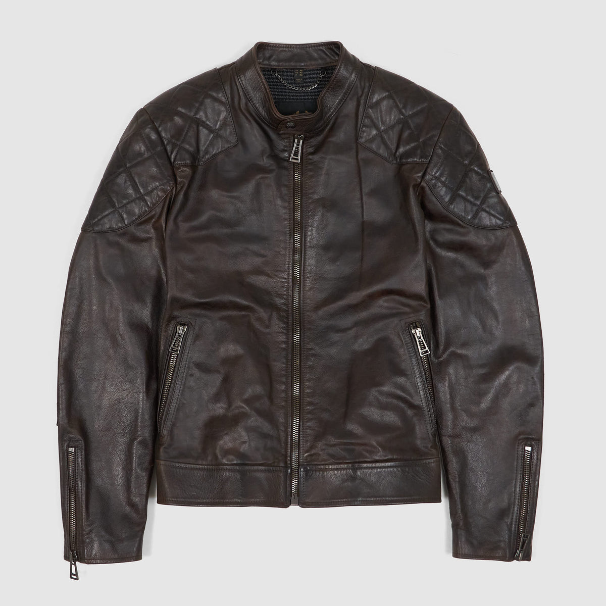 Belstaff Legacy Outlaw Cafe Racer Leather Jacket