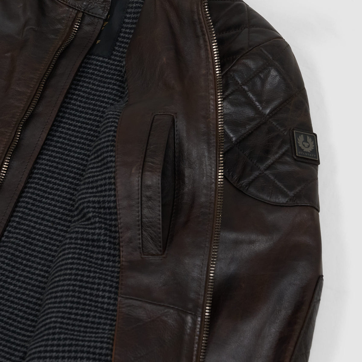 Belstaff Legacy Outlaw Cafe Racer Leather Jacket