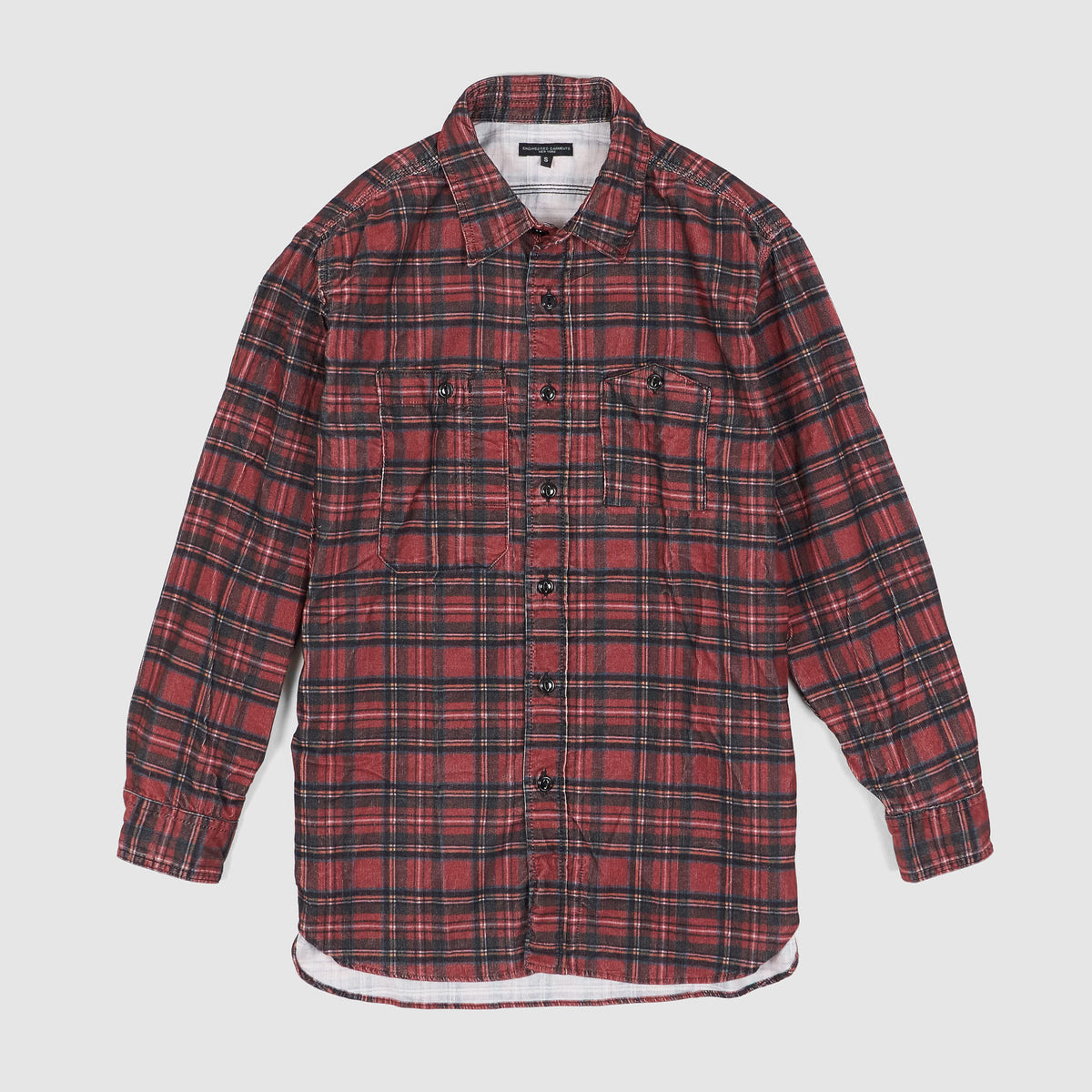 Engineered Garment Long Sleeve Tartan Work Shirt