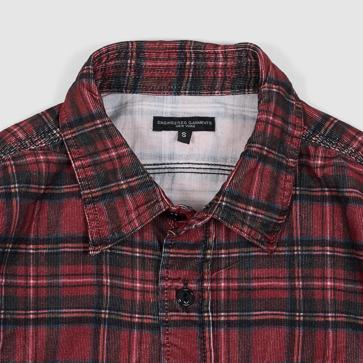 Engineered Garment Long Sleeve Tartan Work Shirt