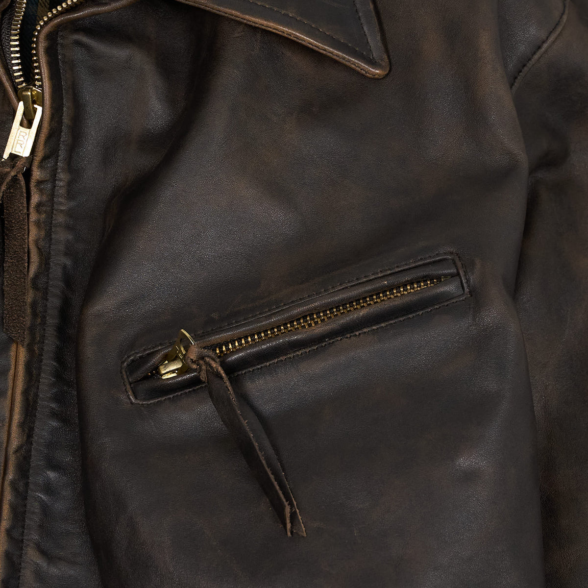 Double RL Motor Leather Jacket