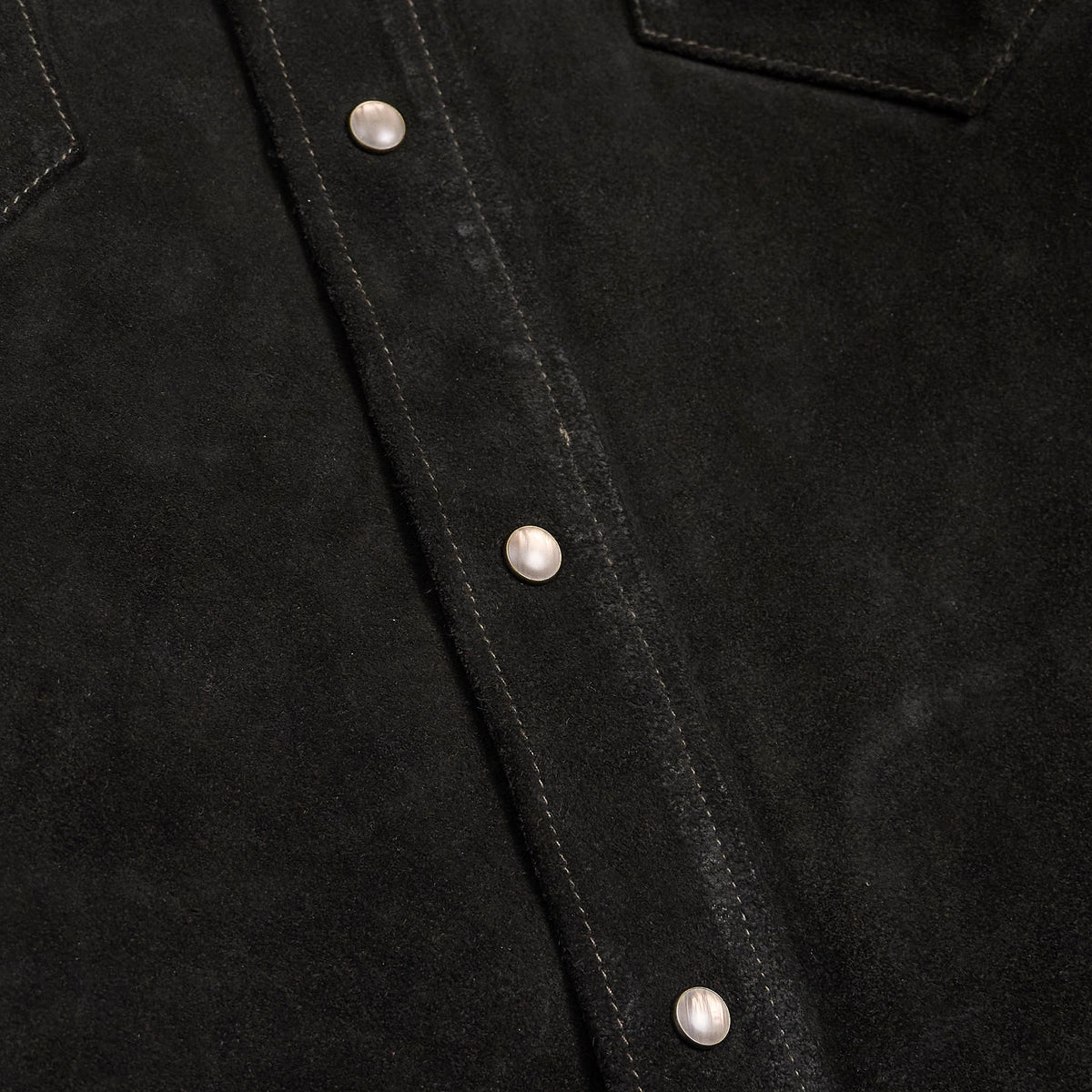 Double RL Leather Overshirt Jacket