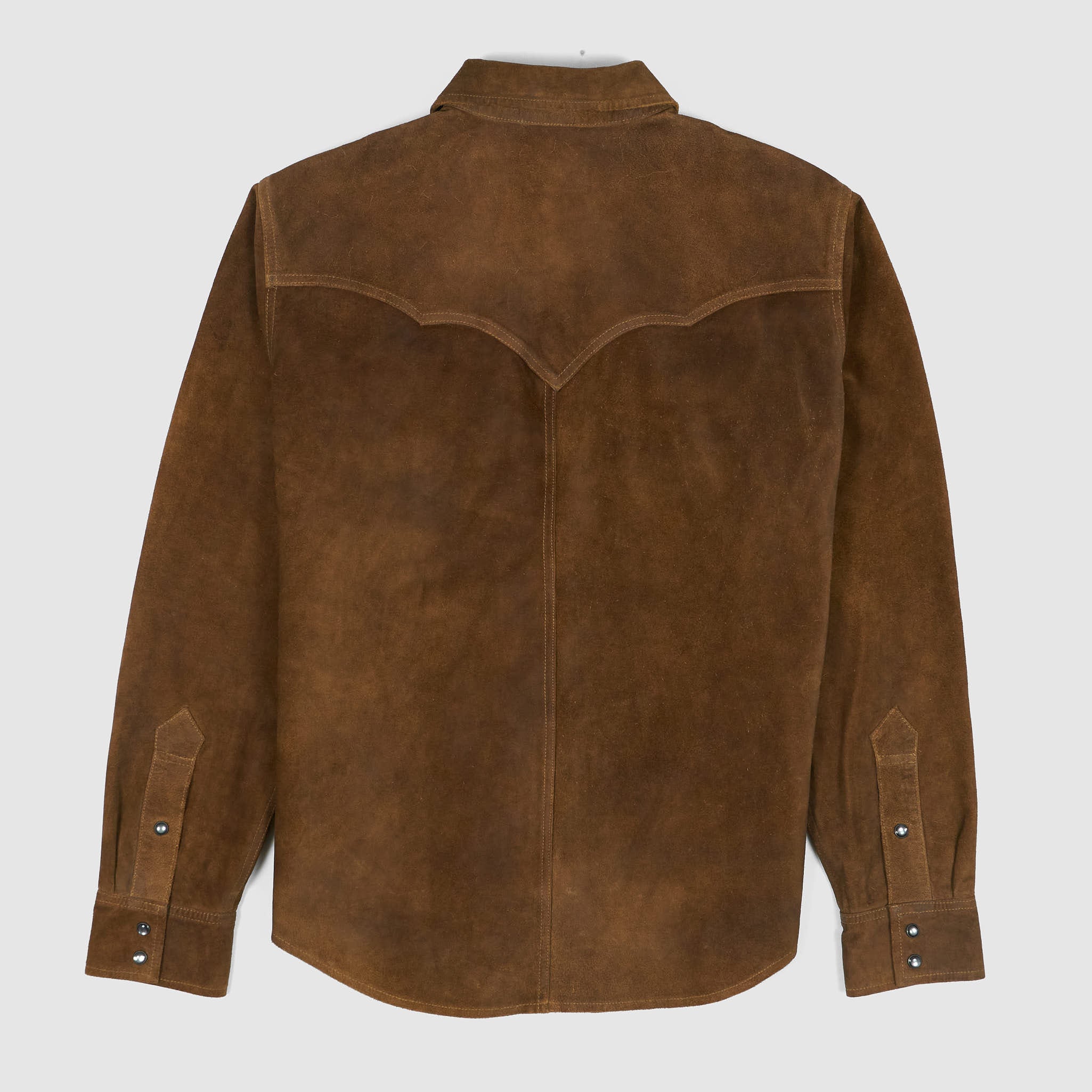 Double RL Leather Overshirt Jacket - DeeCee style