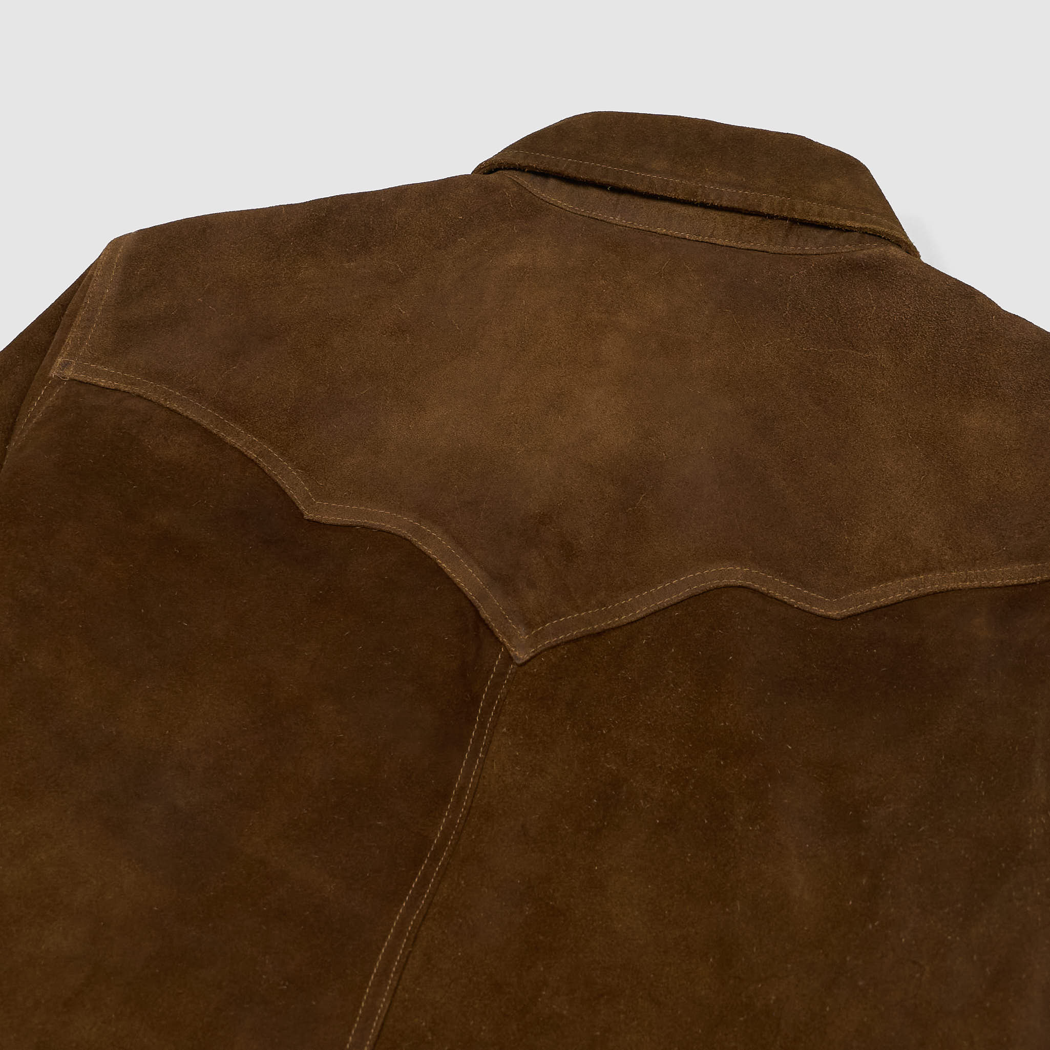 Double RL Leather Overshirt Jacket - DeeCee style