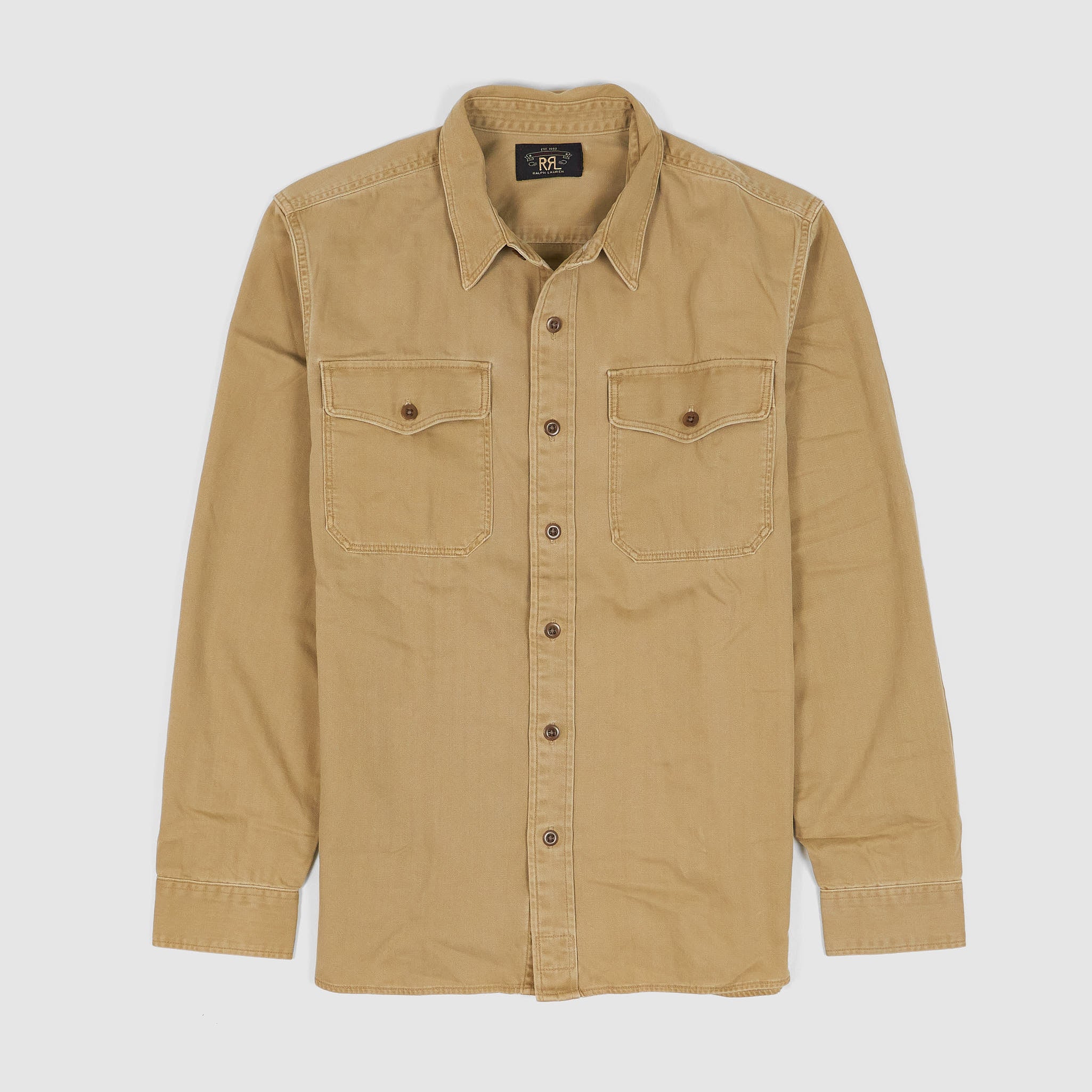 Double RL Long Sleeve Officer Sport Shirt - DeeCee style