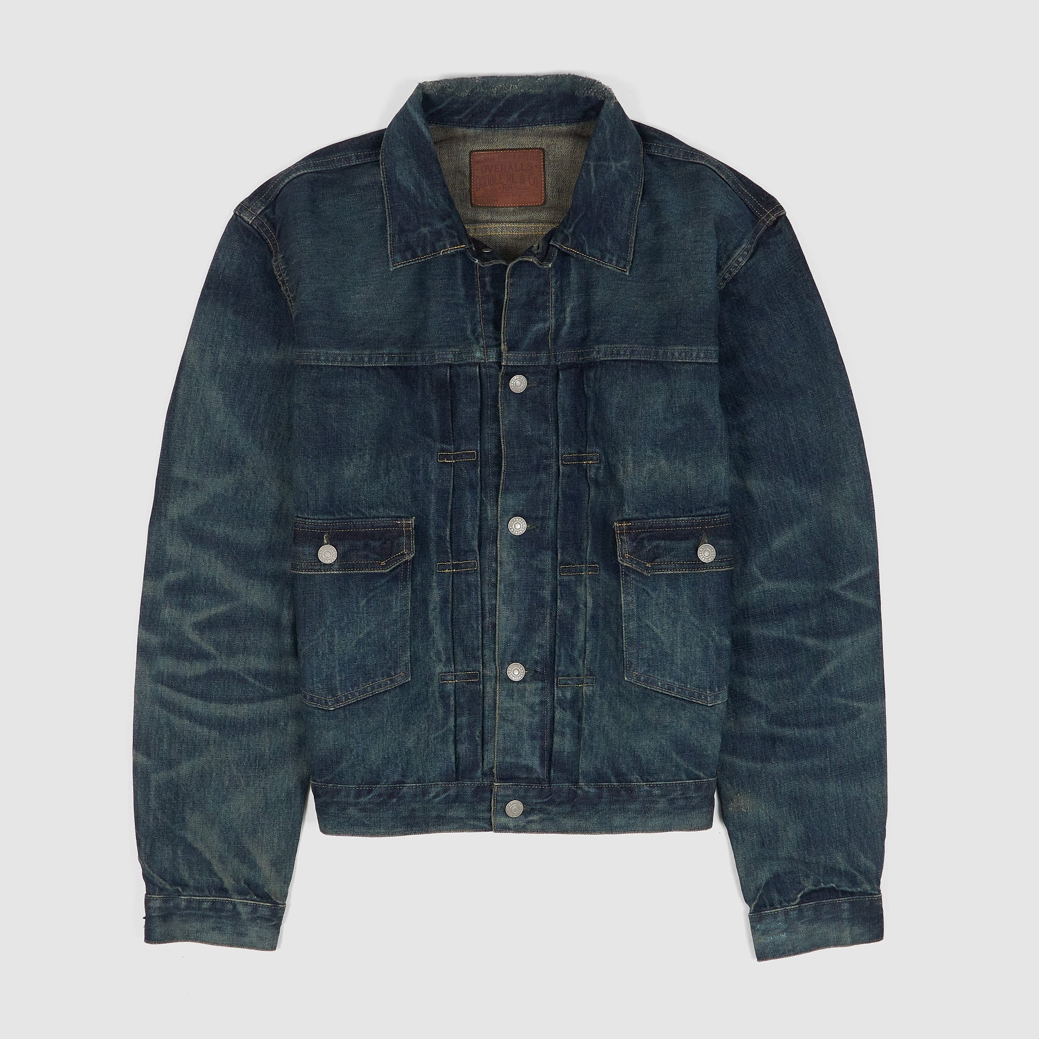 Double RL Type 2 Unlined Denim Trucker Jacket - DeeCee style