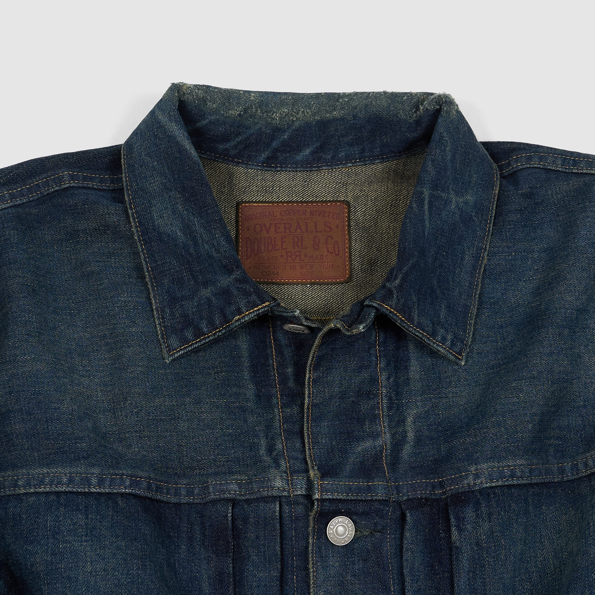 Double RL Type 2 Unlined Denim Trucker Jacket - DeeCee style
