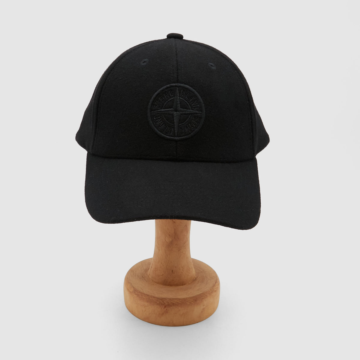 Stone Island Classic Front Logo Wool Cap