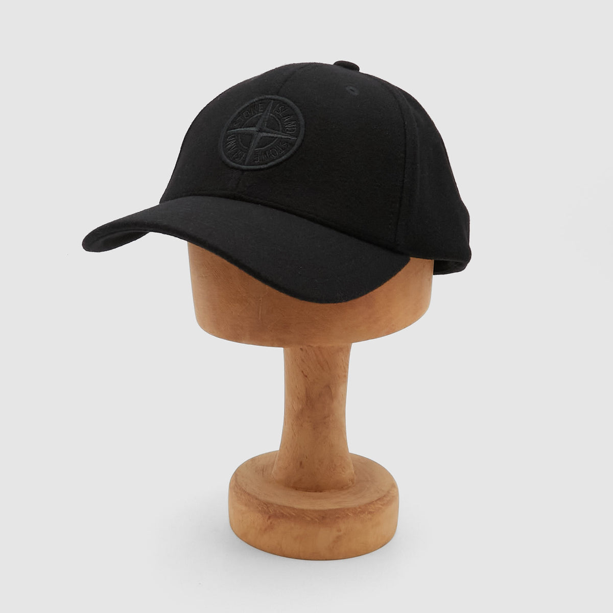 Stone Island Classic Front Logo Wool Cap