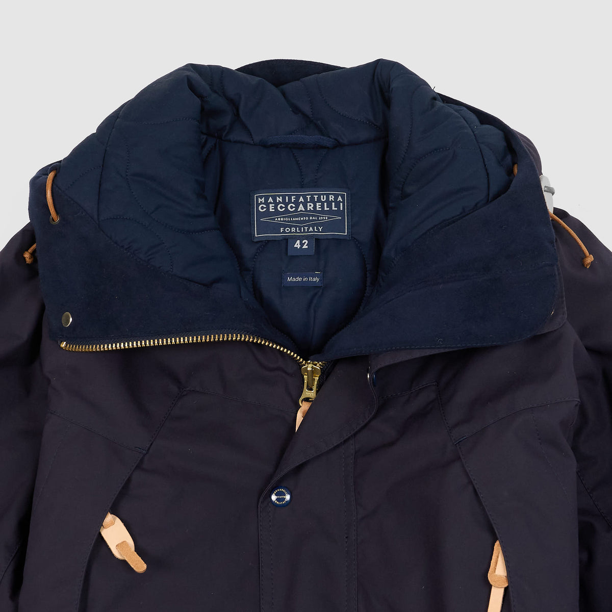 Manifattura Ceccarelli Moutain Parka Waxed Coated Fabric