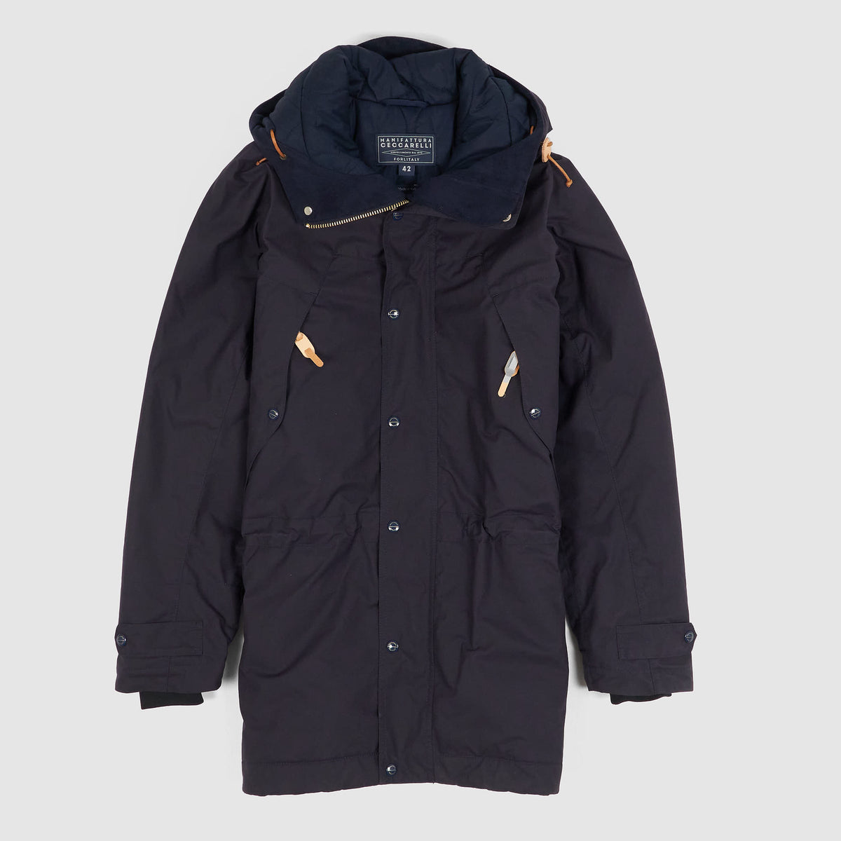 Manifattura Ceccarelli Moutain Parka Waxed Coated Fabric