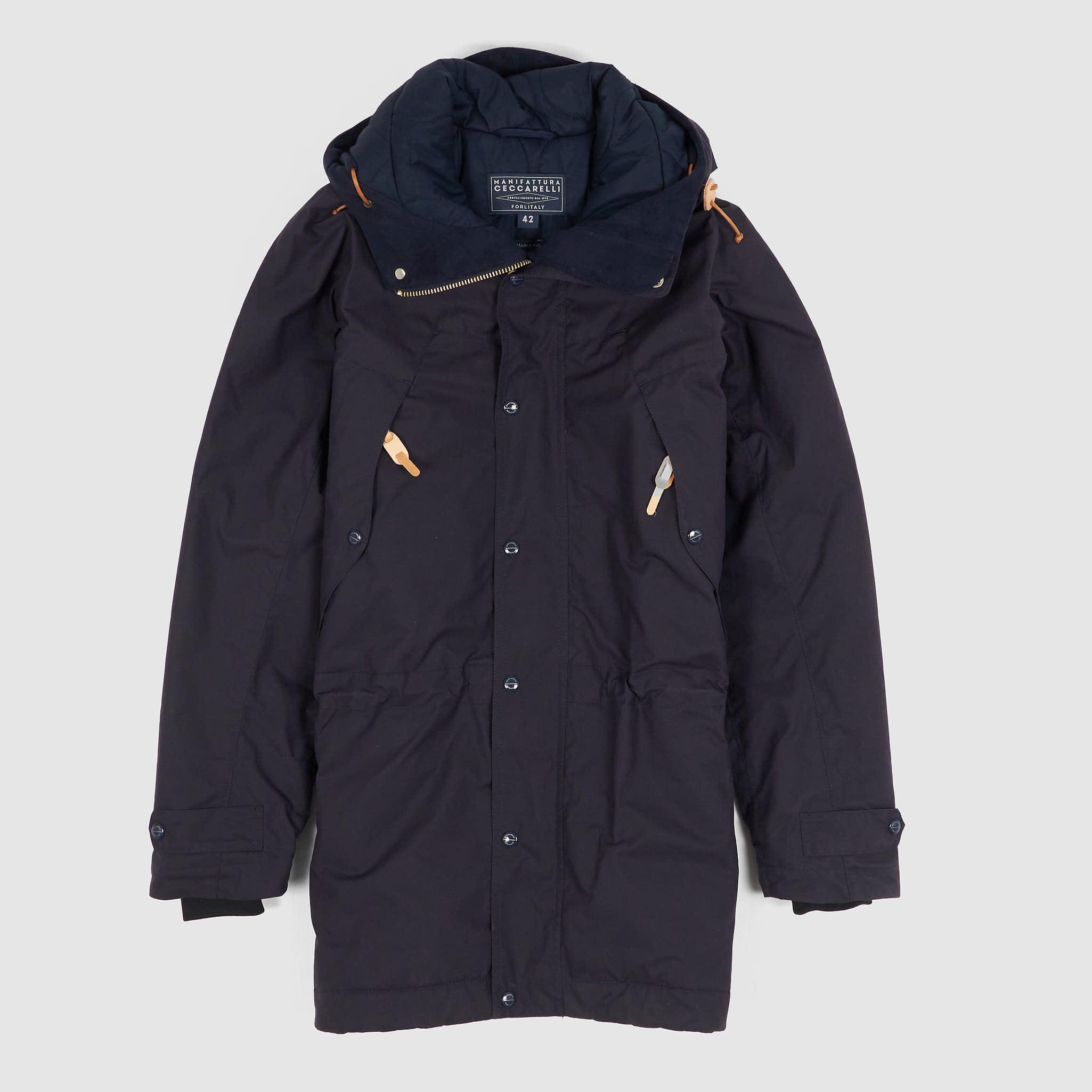 Manifattura Ceccarelli Moutain Parka Waxed Coated Fabric - DeeCee