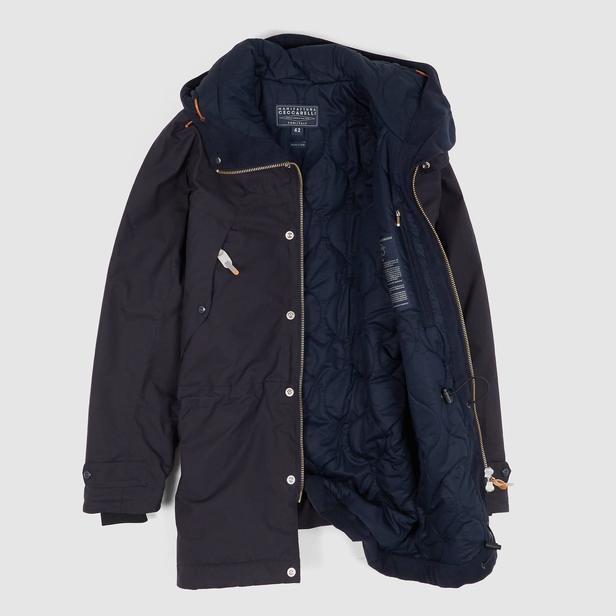 Manifattura Ceccarelli Moutain Parka Waxed Coated Fabric - DeeCee