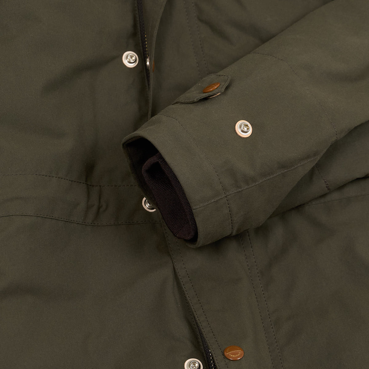 Manifattura Ceccarelli Moutain Parka Waxed Coated Fabric